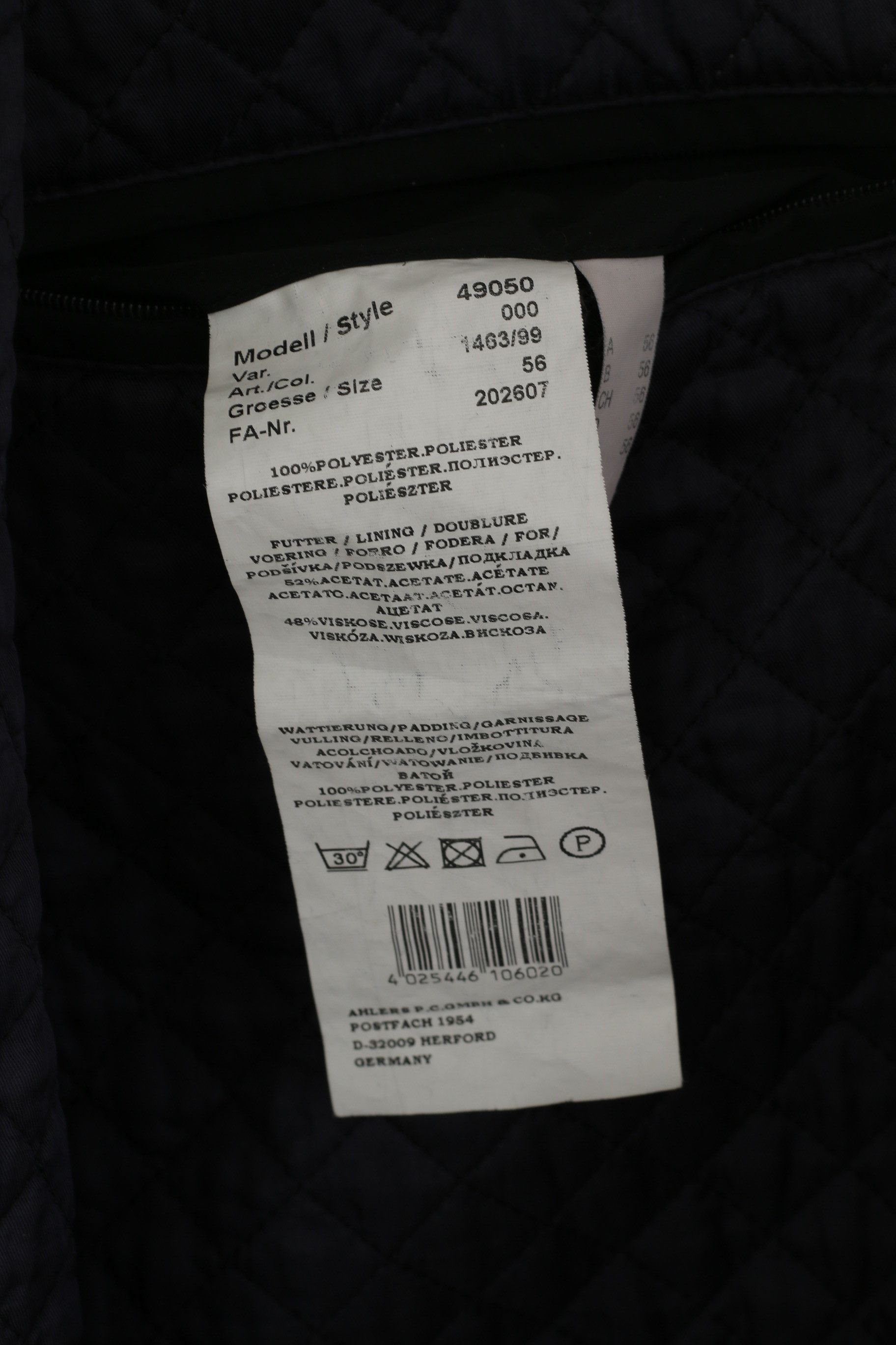 Pierre Cardin Pierre Cardin Paris Men 56 XL Jacket Black Heritage 8094 Size US XL / EU 56 / 4 - 6 Thumbnail