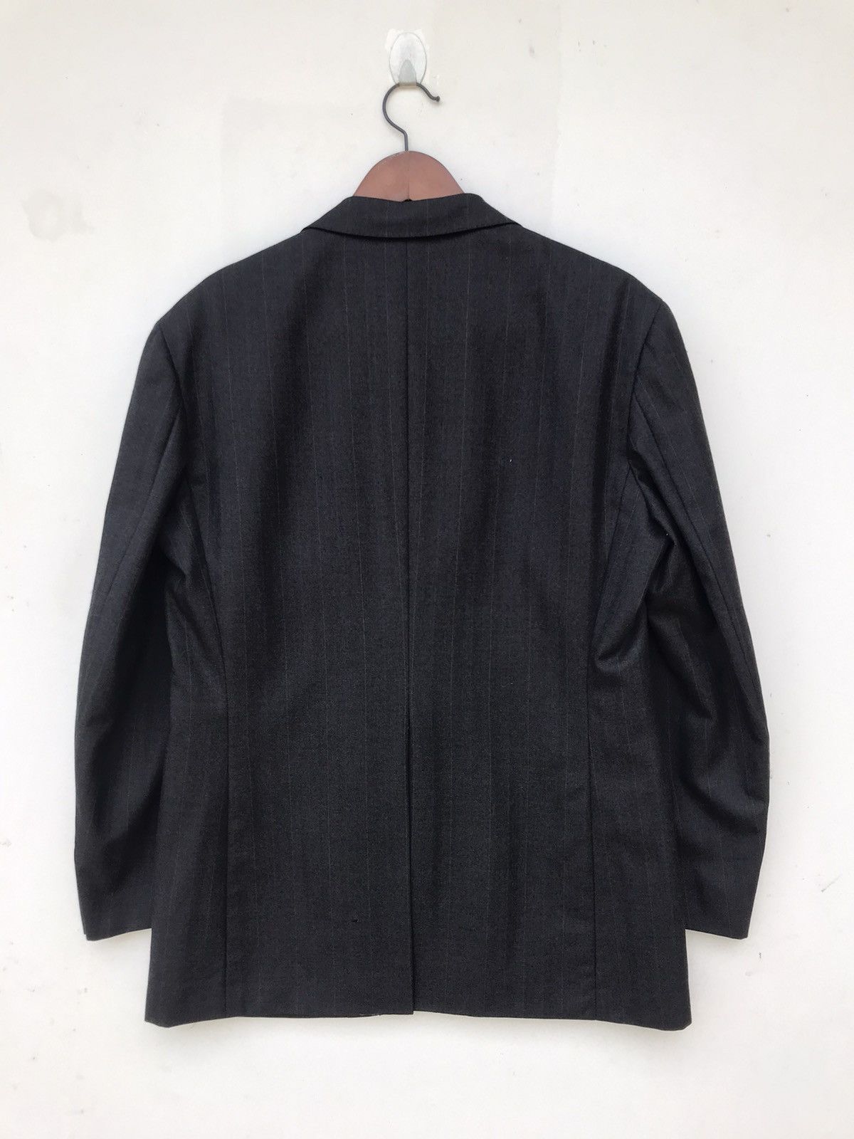 Polo Ralph Lauren VTG Polo Ralph Lauren Dark Gray Pinstripe Wool Suit Jacket Size US M / EU 48-50 / 2 - 2 Thumbnail