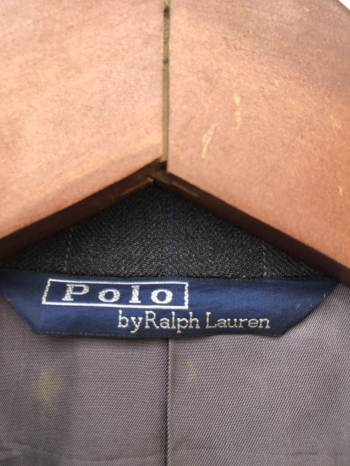 Polo Ralph Lauren VTG Polo Ralph Lauren Dark Gray Pinstripe Wool Suit Jacket Size US M / EU 48-50 / 2 - 3 Thumbnail