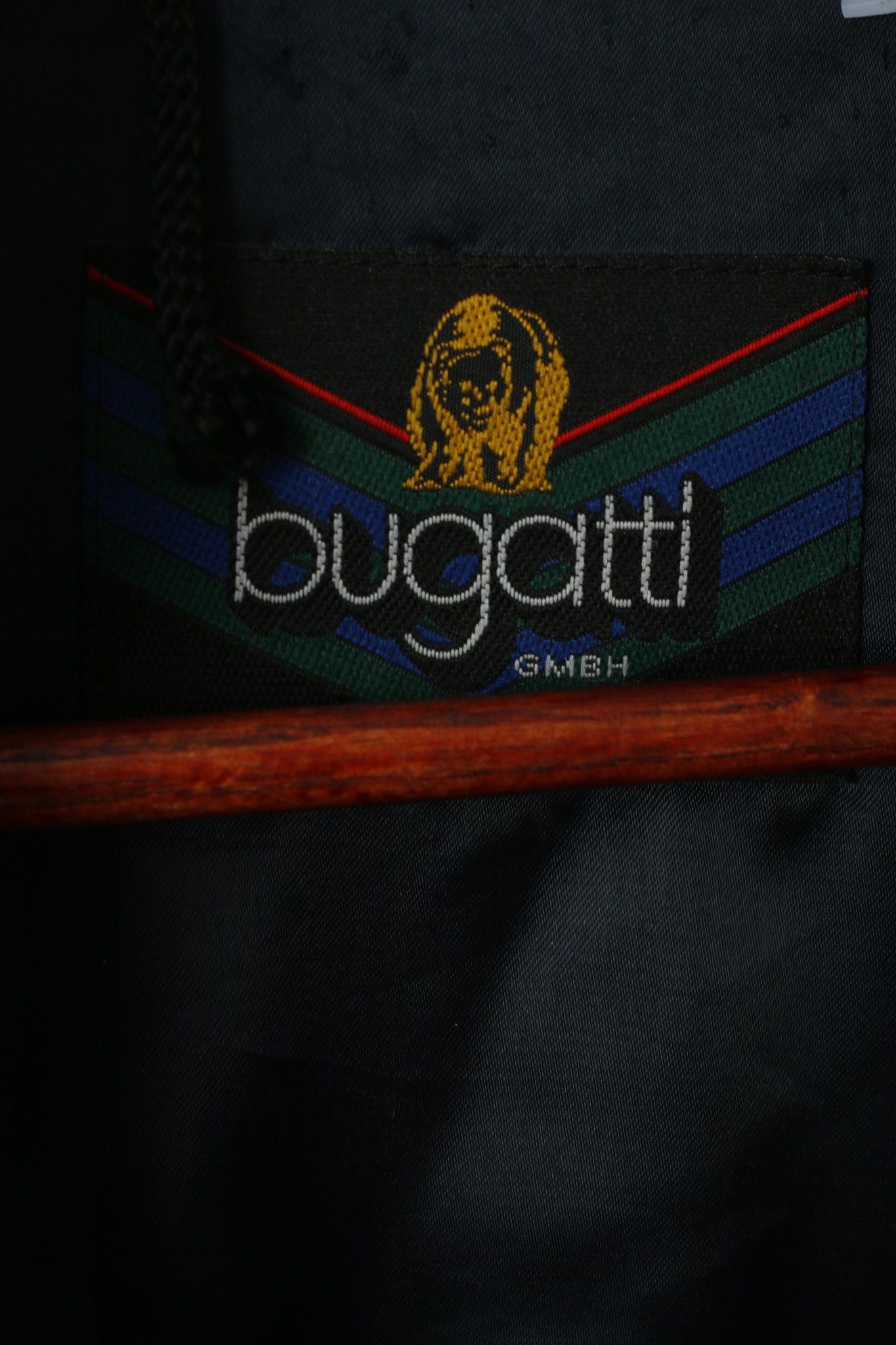 Bugatti Bugatti Men 50 XXL Jacket Black Wool Vintage Classic 6758 Size US XXL / EU 58 / 5 - 6 Thumbnail
