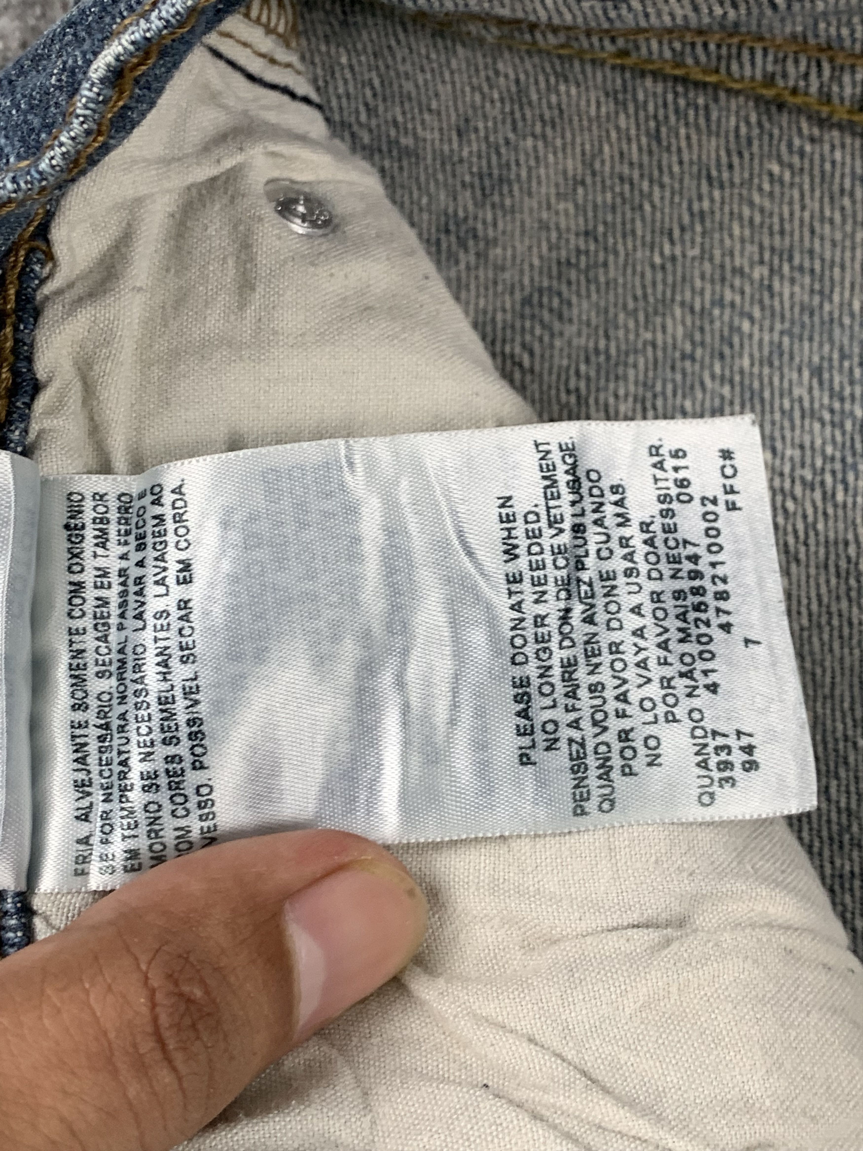 Levi's × Vintage Vintage Levis Denizen Jeans DP1789 Size US 34 / EU 50 - 10 Thumbnail