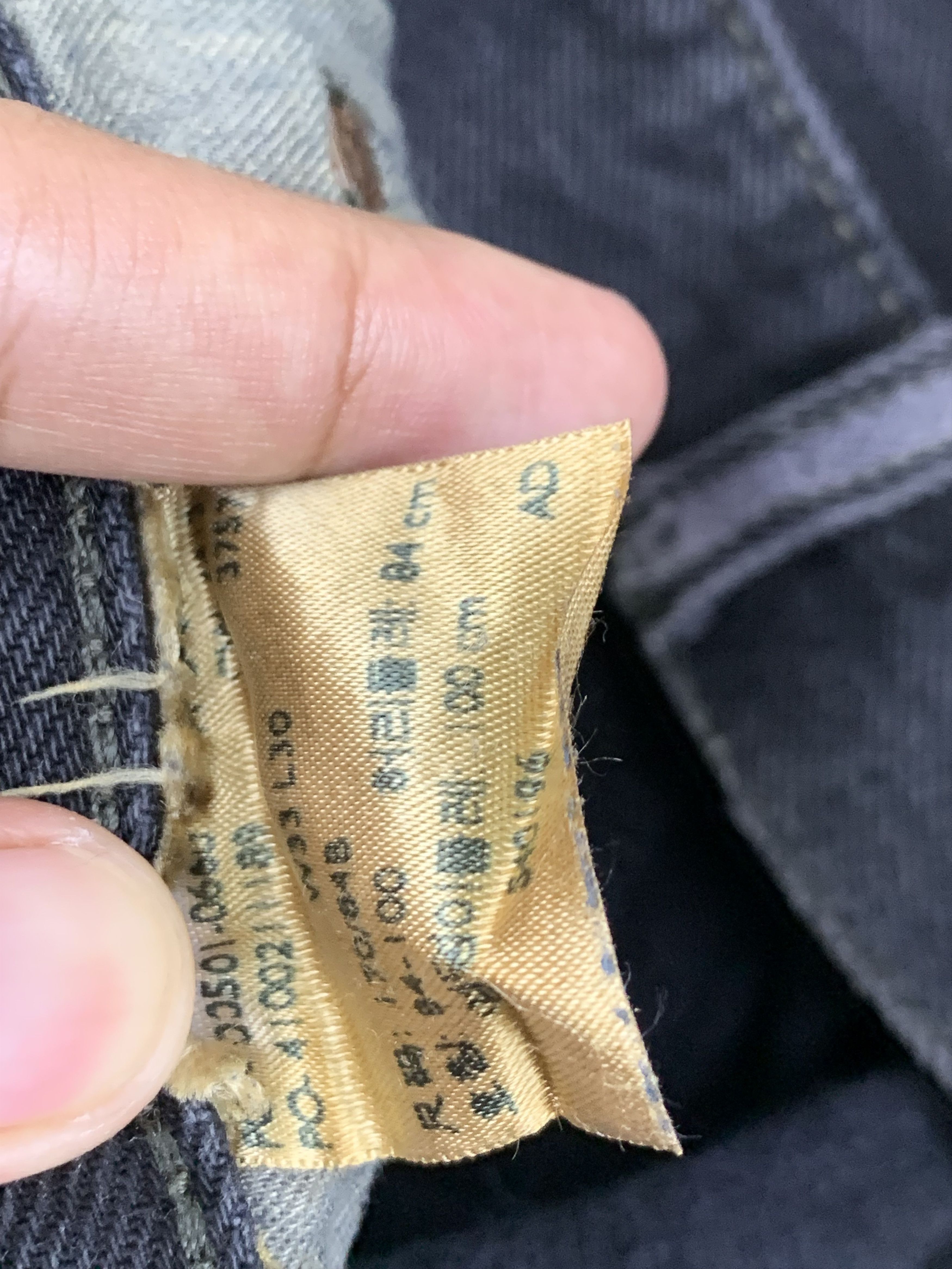 Levi's Vintage Levis 501 Faded Black Jeans DP1790 Size US 33 - 8 Thumbnail