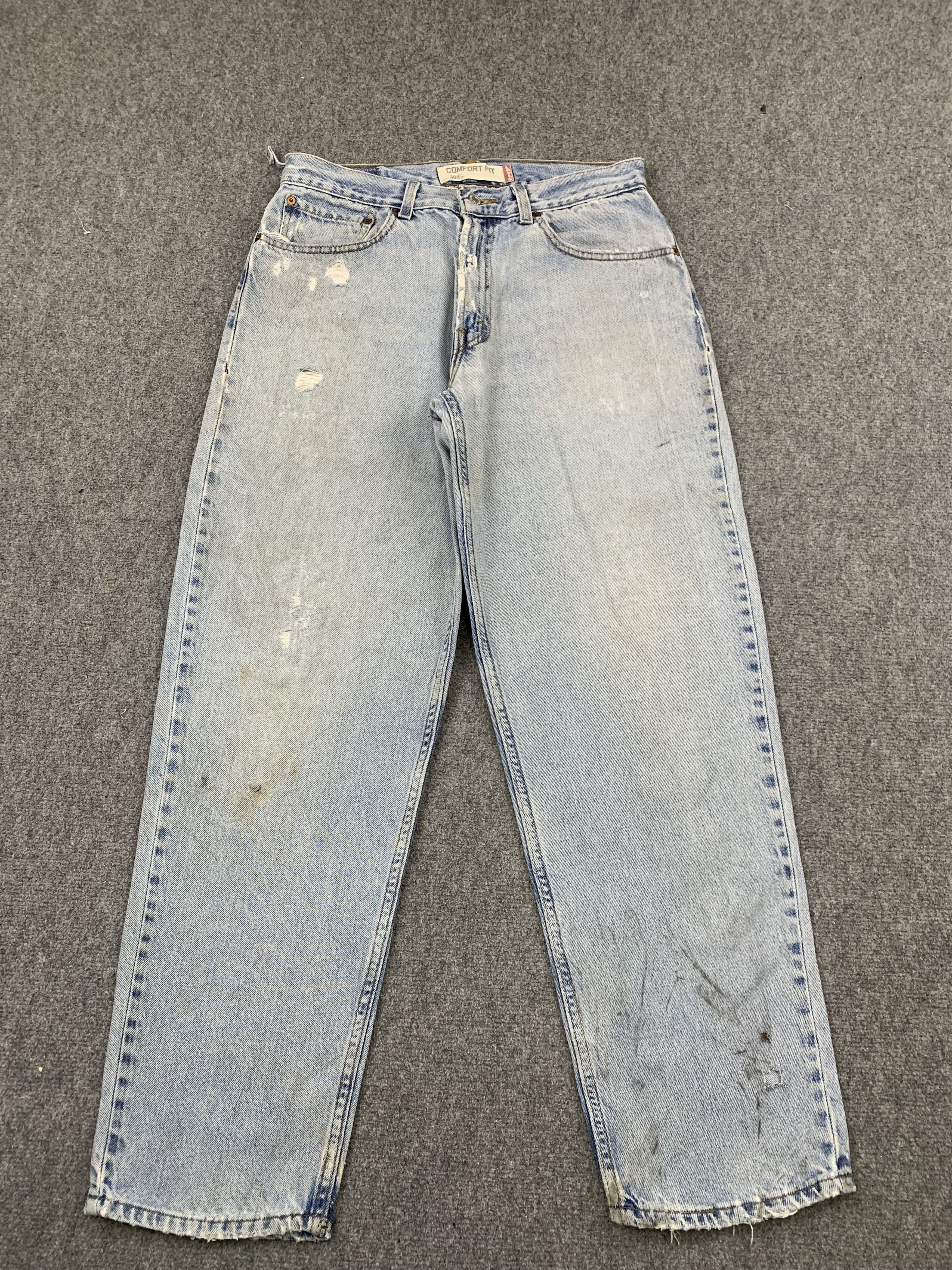 Levi's × Vintage Vintage Levis 560 Light Wash Jeans DP1792 Size US 33 - 1 Thumbnail