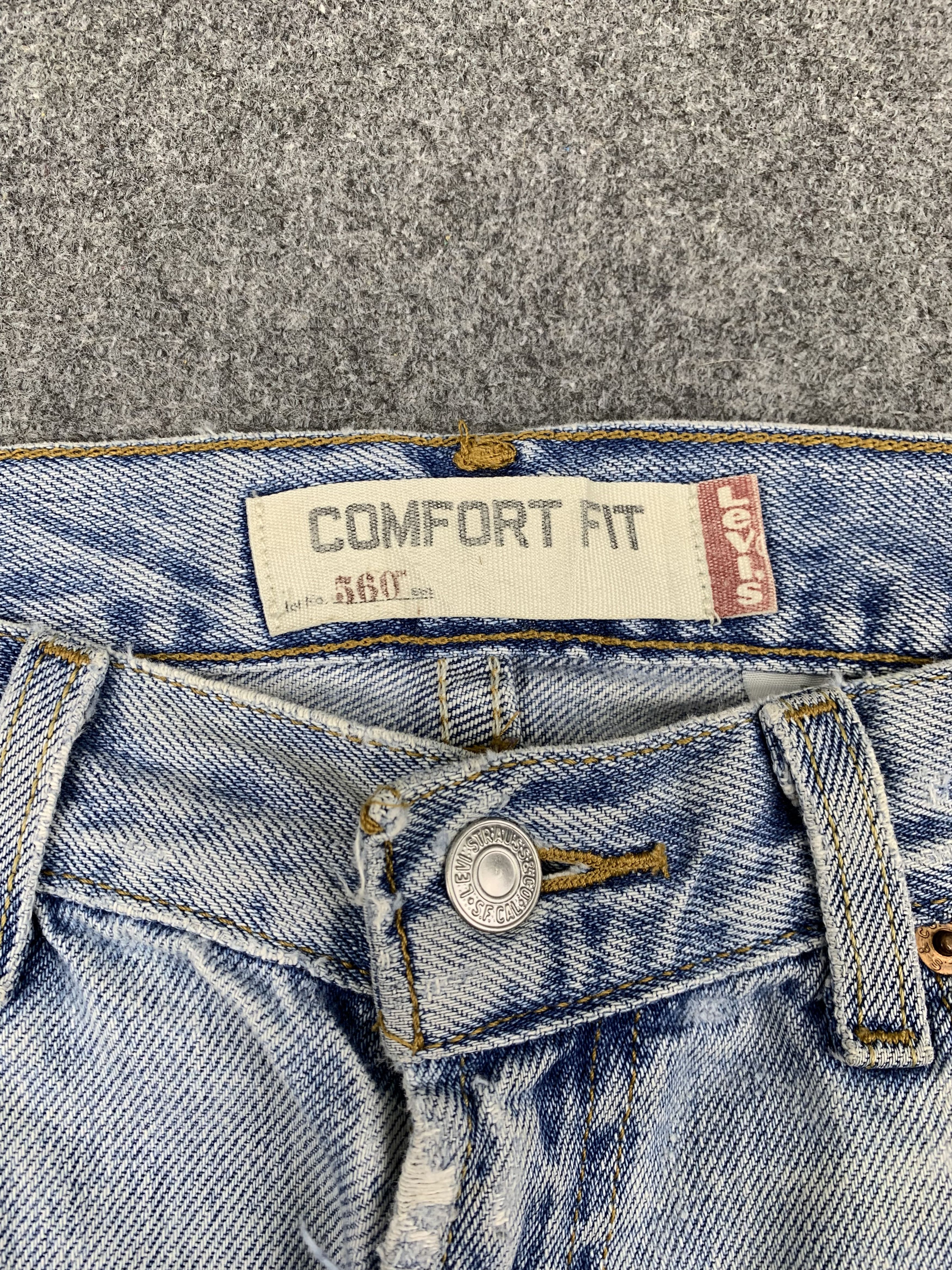Levi's × Vintage Vintage Levis 560 Light Wash Jeans DP1792 Size US 33 - 9 Thumbnail