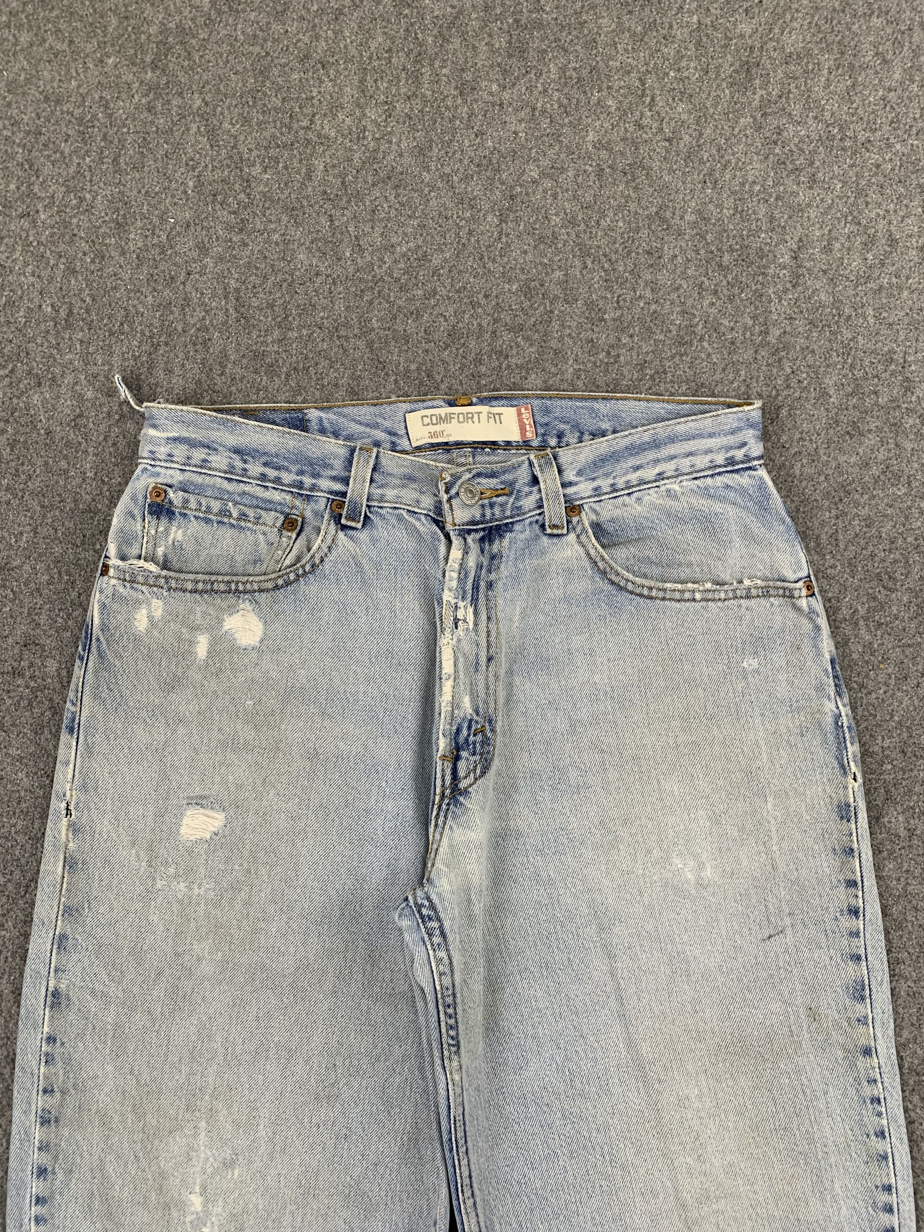 Levi's × Vintage Vintage Levis 560 Light Wash Jeans DP1792 Size US 33 - 2 Thumbnail