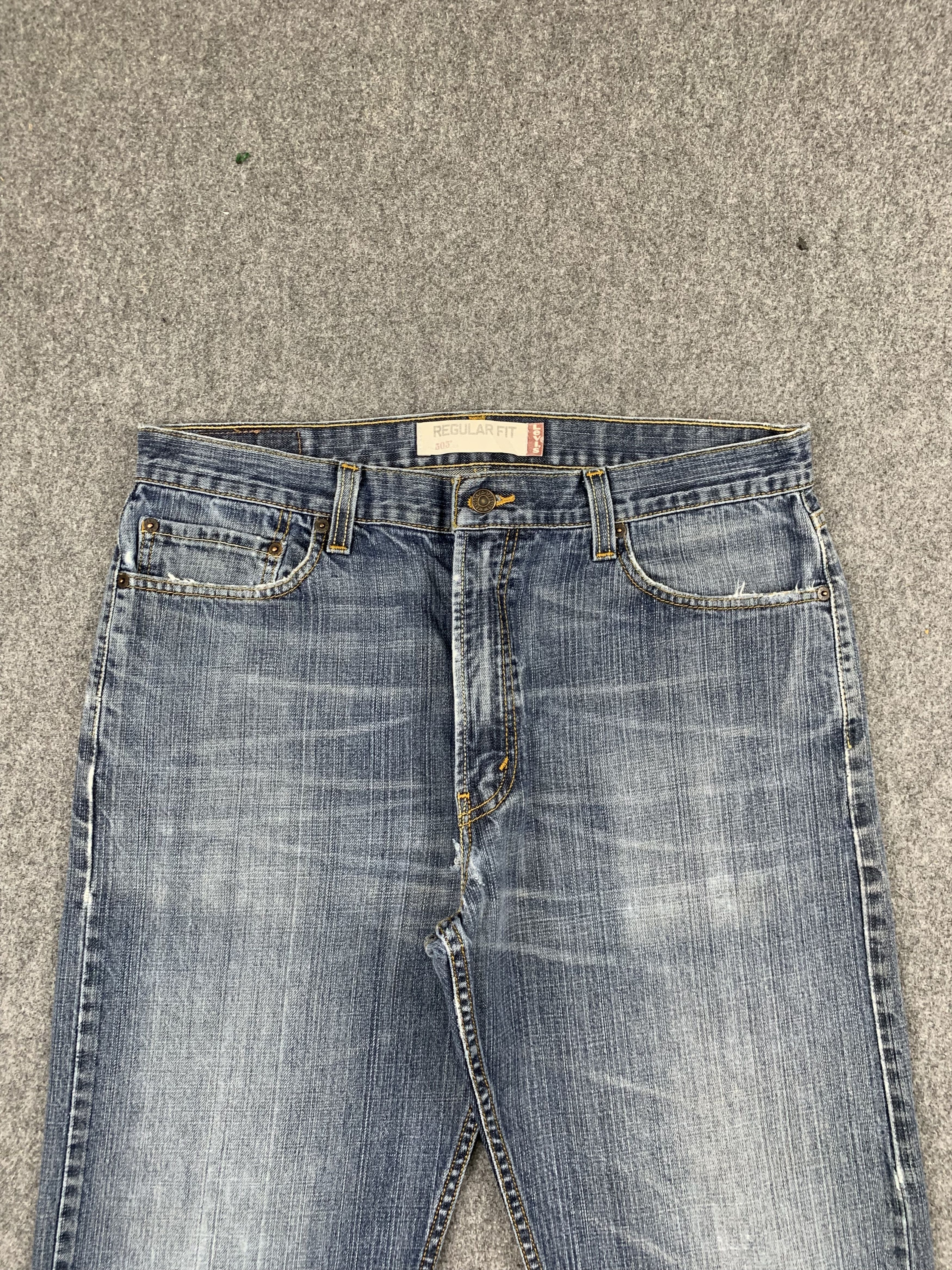 Levi's Vintage Levis 505 Faded Blue Jeans DP1797 Size US 36 / EU 52 - 2 Thumbnail