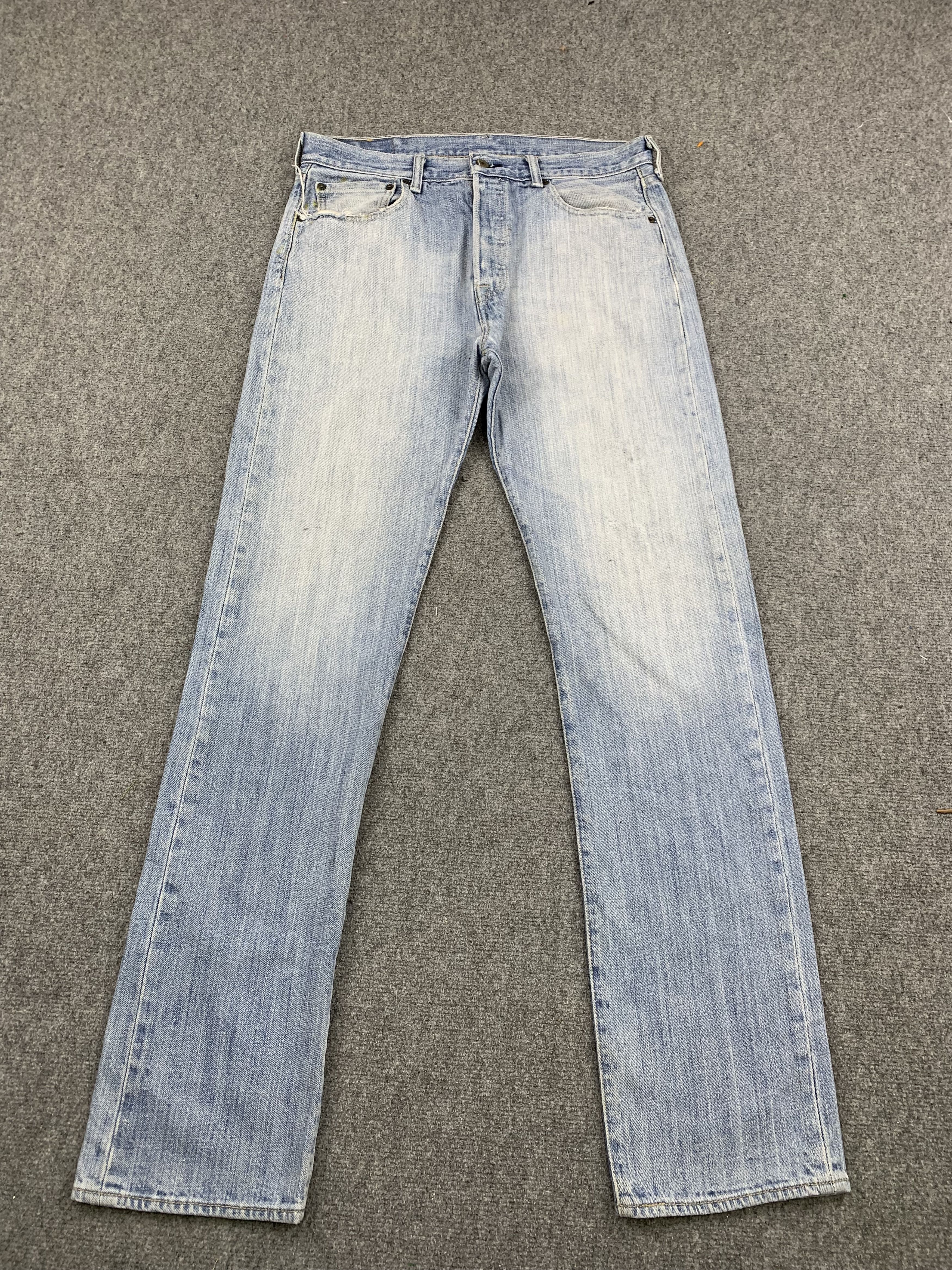 Levi's Vintage Levis 501 Light Wash Jeans DP1820 Size US 34 / EU 50 - 1 Thumbnail