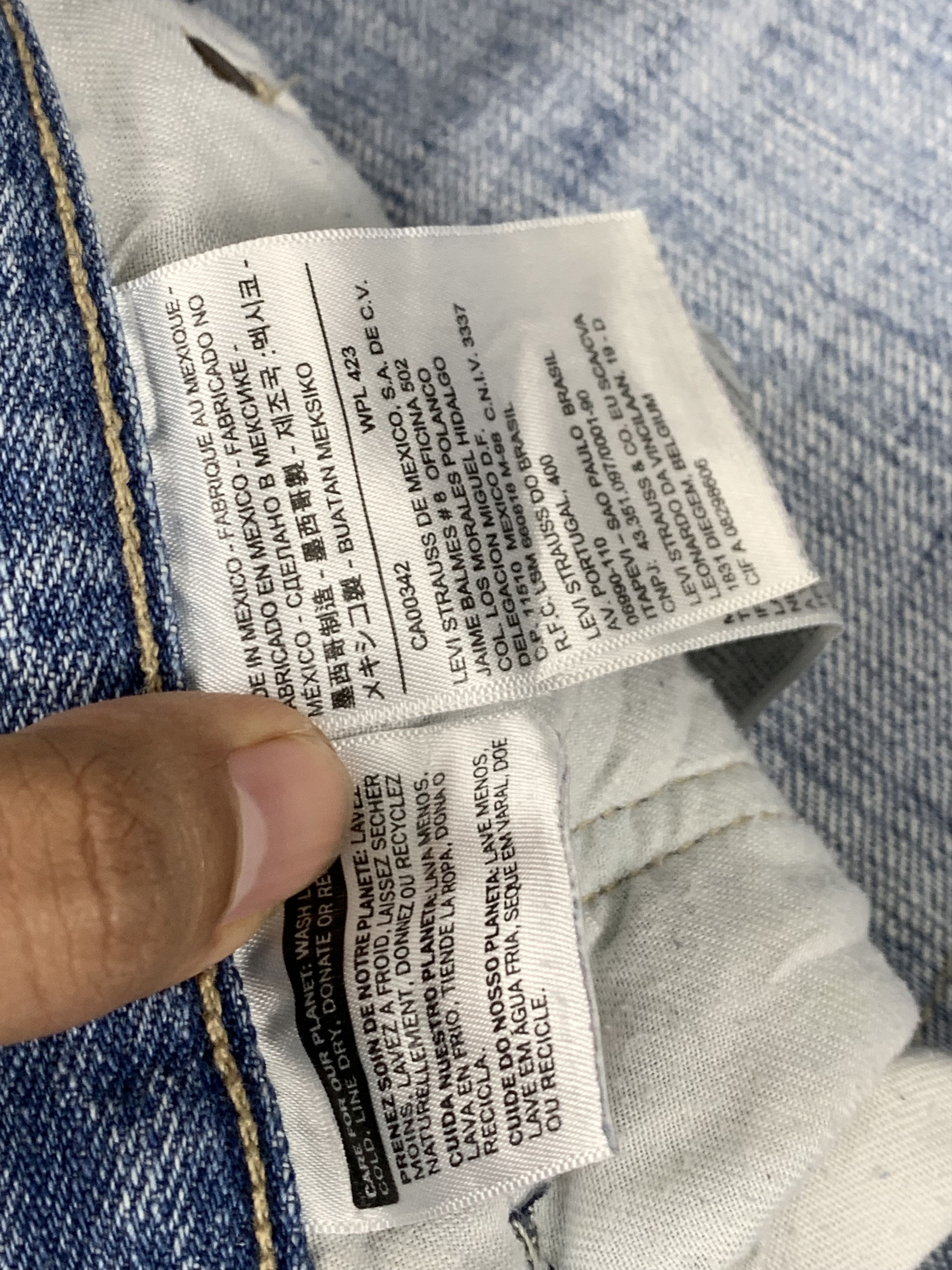 Levi's Vintage Levis 501 Light Wash Jeans DP1820 Size US 34 / EU 50 - 7 Thumbnail