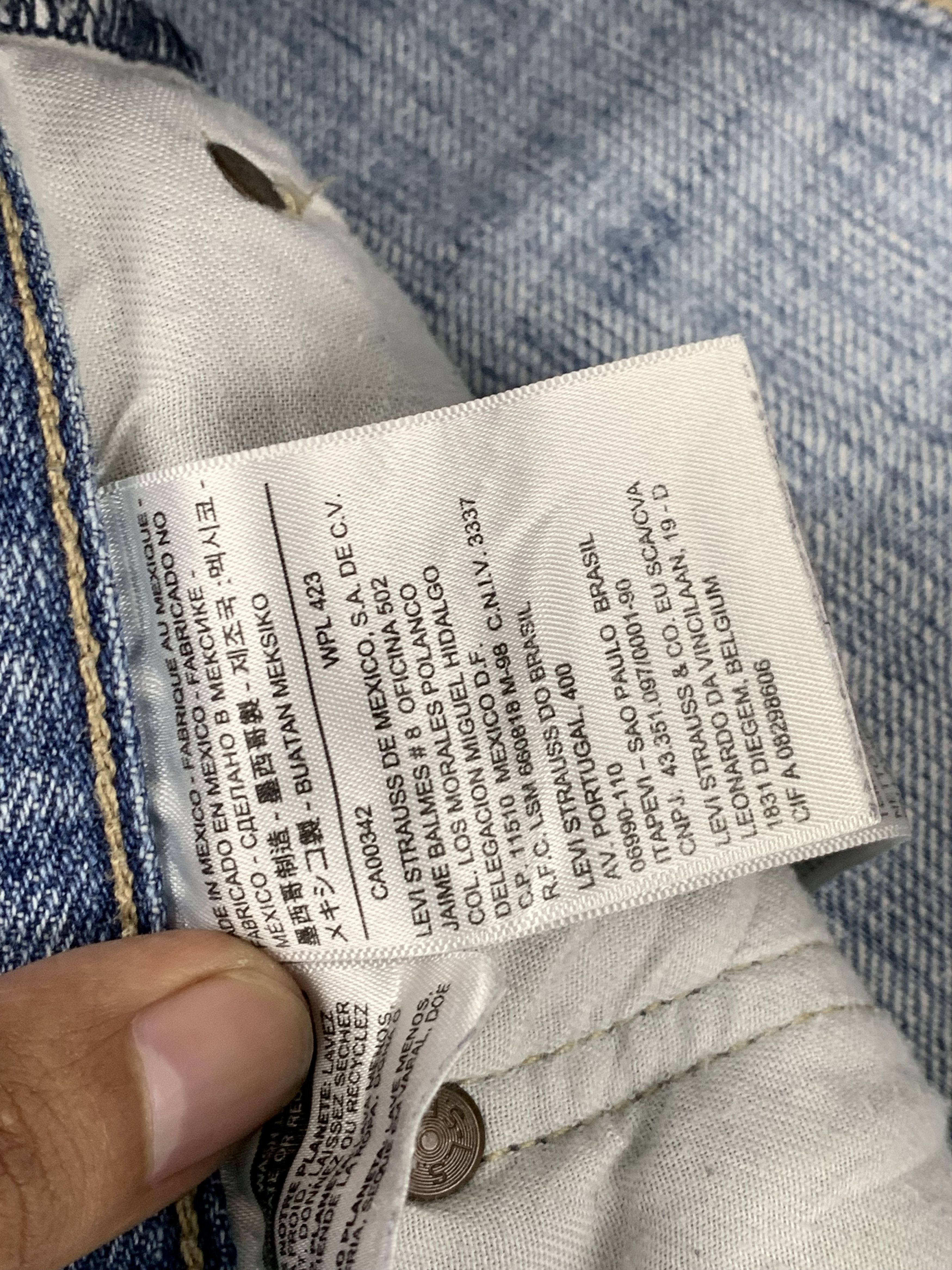 Levi's Vintage Levis 501 Light Wash Jeans DP1820 Size US 34 / EU 50 - 8 Thumbnail