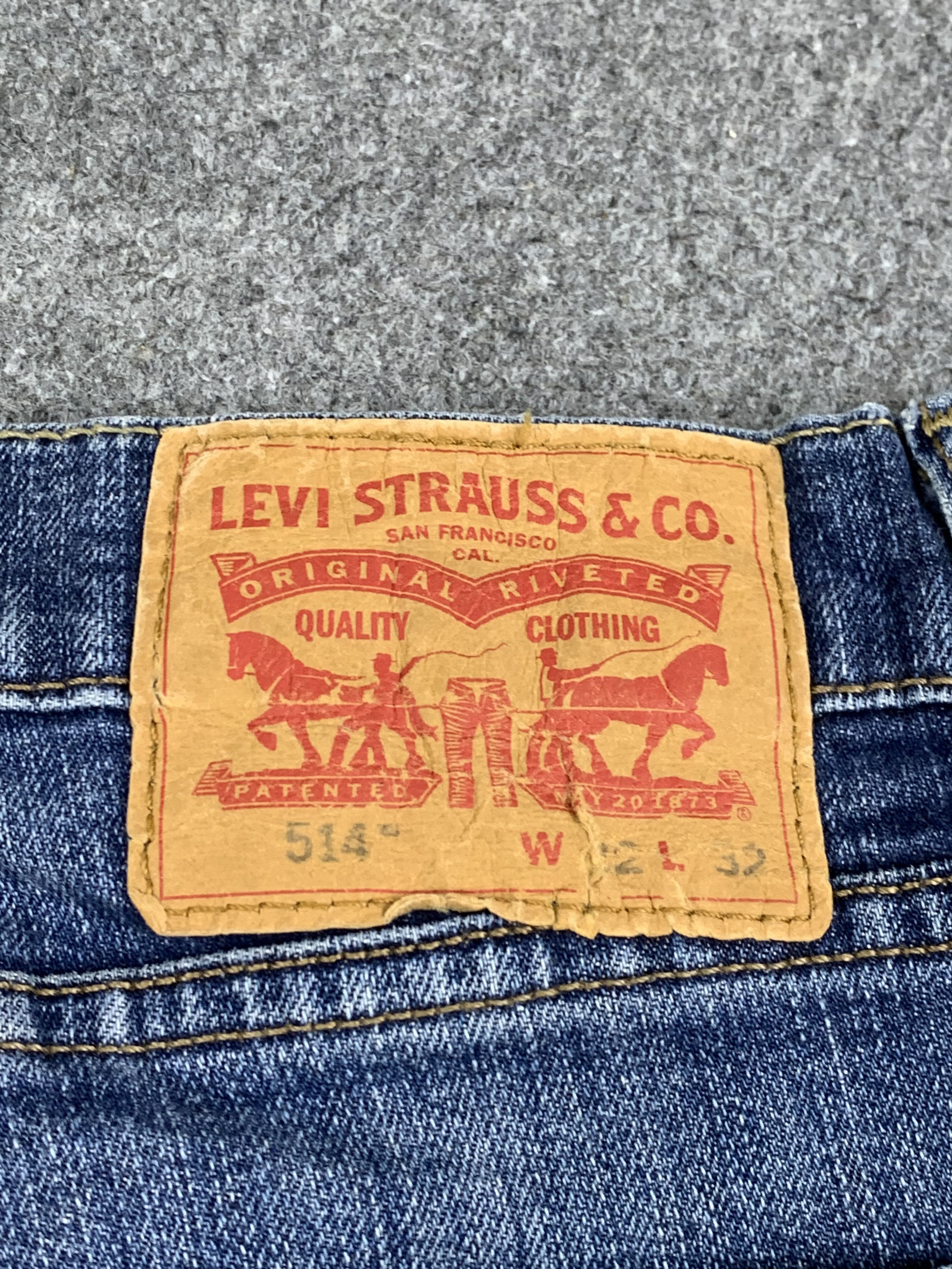 Levi's Vintage Levis 514 Faded Blue Jeans DP1800 Size US 34 / EU 50 - 5 Thumbnail