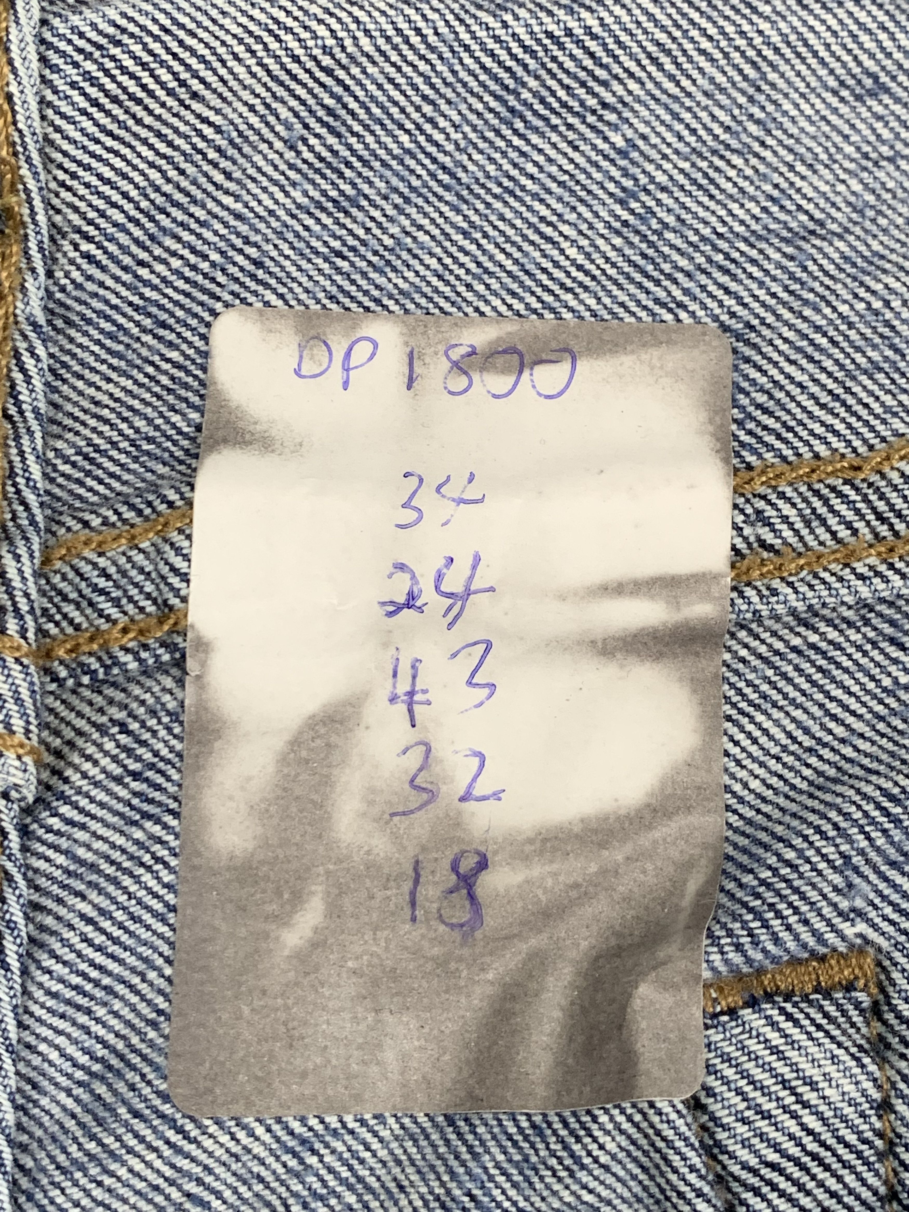 Levi's Vintage Levis 514 Faded Blue Jeans DP1800 Size US 34 / EU 50 - 16 Thumbnail