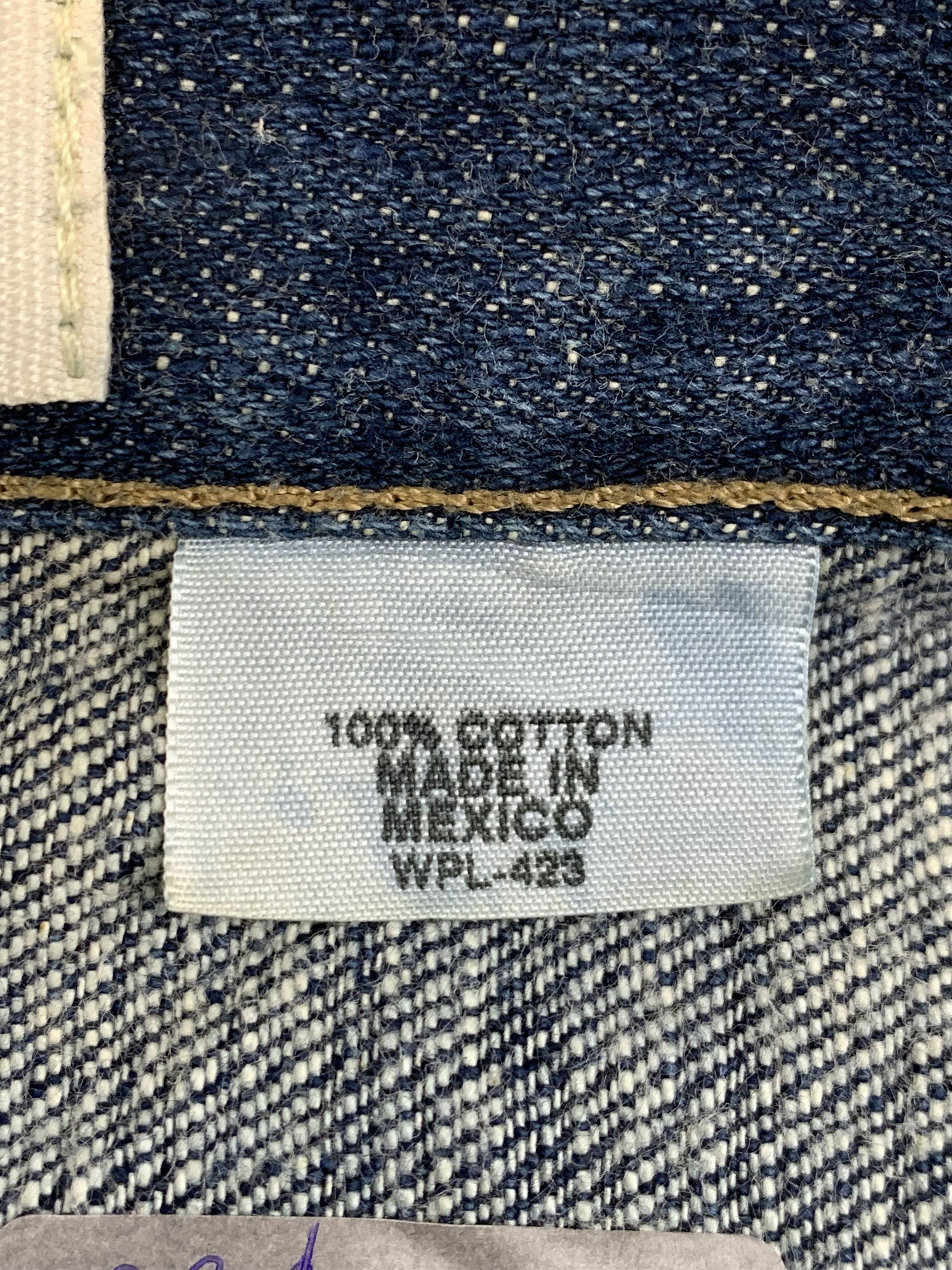 Levi's Vintage Levis 501 Faded Blue Jeans DP1801 Size US 35 - 9 Thumbnail