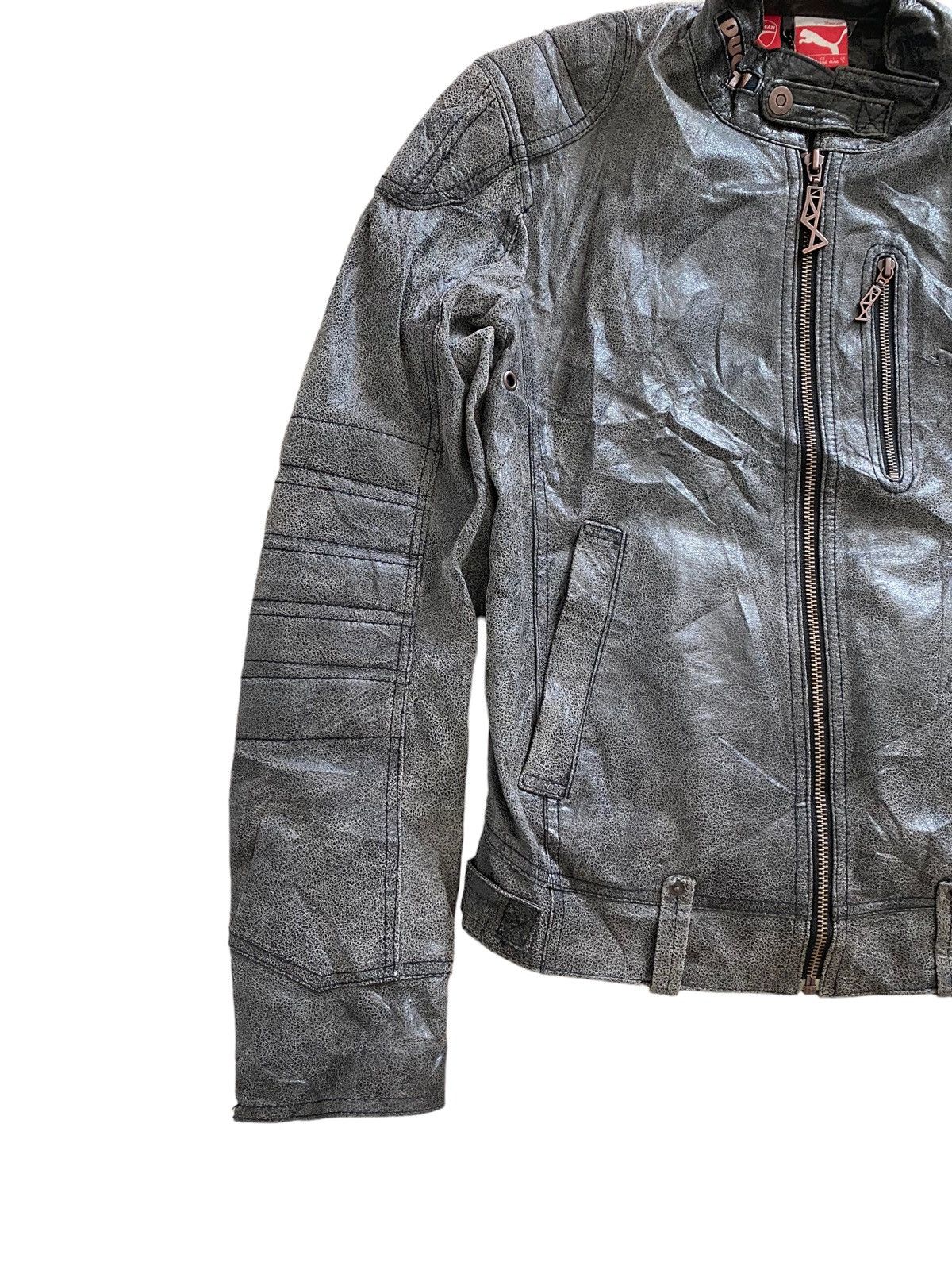 Ducati DUCATI X PUMA LEATHER BIKE JACKET nice designer Size US M / EU 48-50 / 2 - 6 Thumbnail