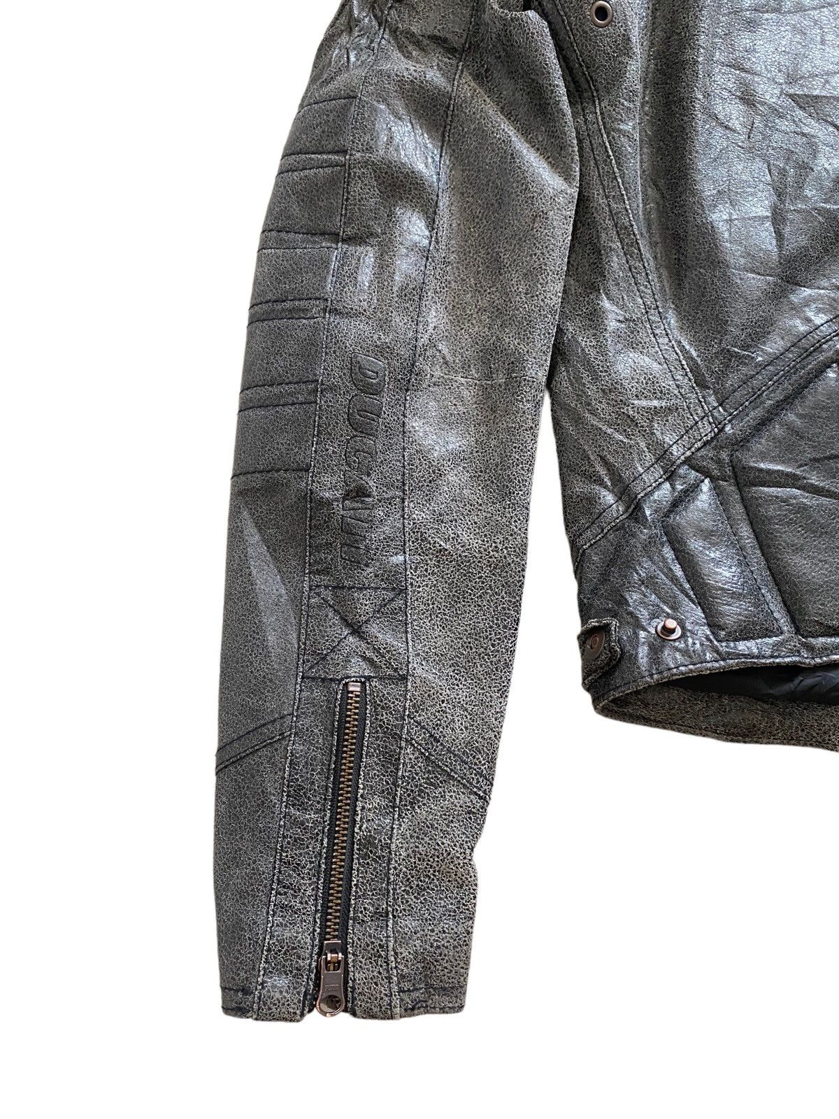 Ducati DUCATI X PUMA LEATHER BIKE JACKET nice designer Size US M / EU 48-50 / 2 - 12 Thumbnail
