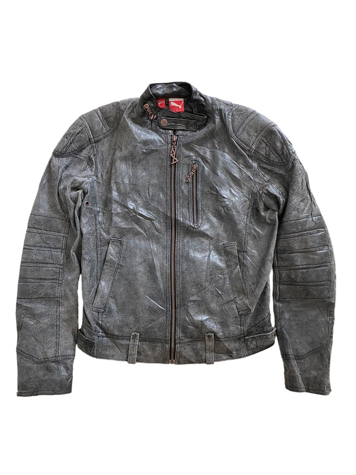 Puma ducati leather jacket best sale