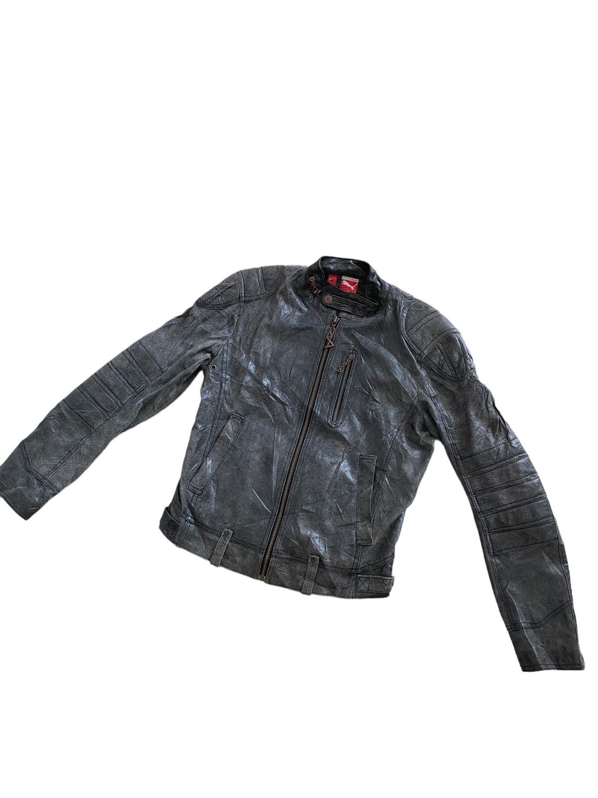 Ducati DUCATI X PUMA LEATHER BIKE JACKET nice designer Size US M / EU 48-50 / 2 - 10 Thumbnail