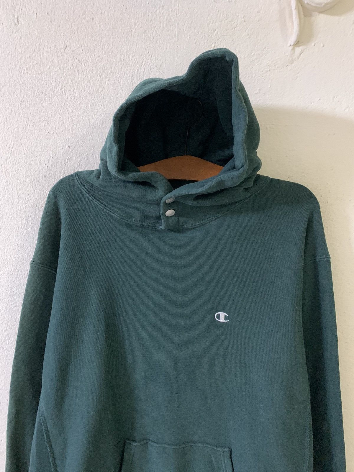 Champion Vintage Champion Reverse Weave Spellout Big Logo Hoodie Size US XL / EU 56 / 4 - 11 Thumbnail