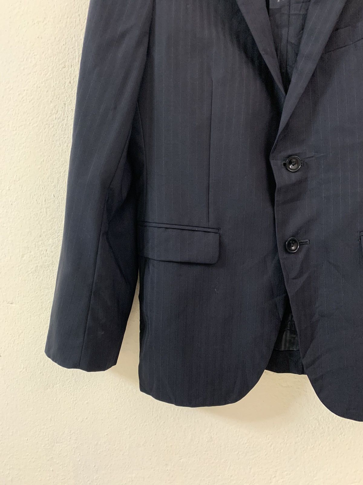 Yohji Yamamoto Yohji Yamamoto Sacsny Y’Saccs Stripe Blazer Size US S / EU 44-46 / 1 - 3 Thumbnail