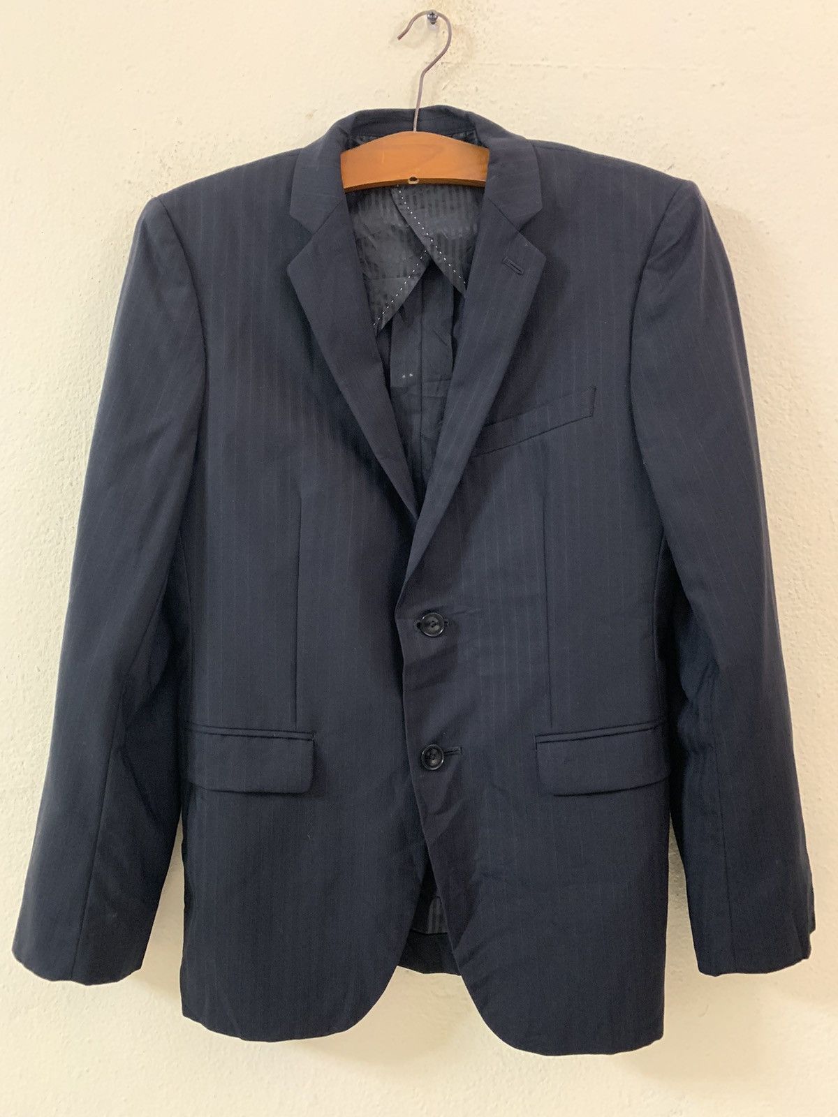Yohji Yamamoto Yohji Yamamoto Sacsny Y’Saccs Stripe Blazer Size US S / EU 44-46 / 1 - 1 Thumbnail