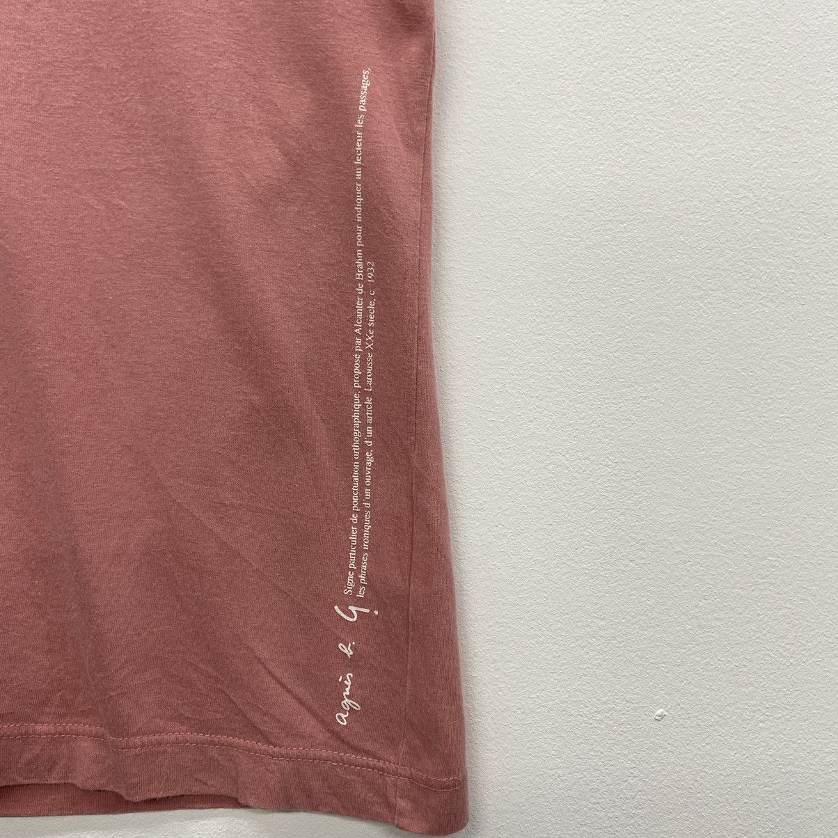 Designer Rare!! AGNES B french designer tee Size US S / EU 44-46 / 1 - 3 Thumbnail