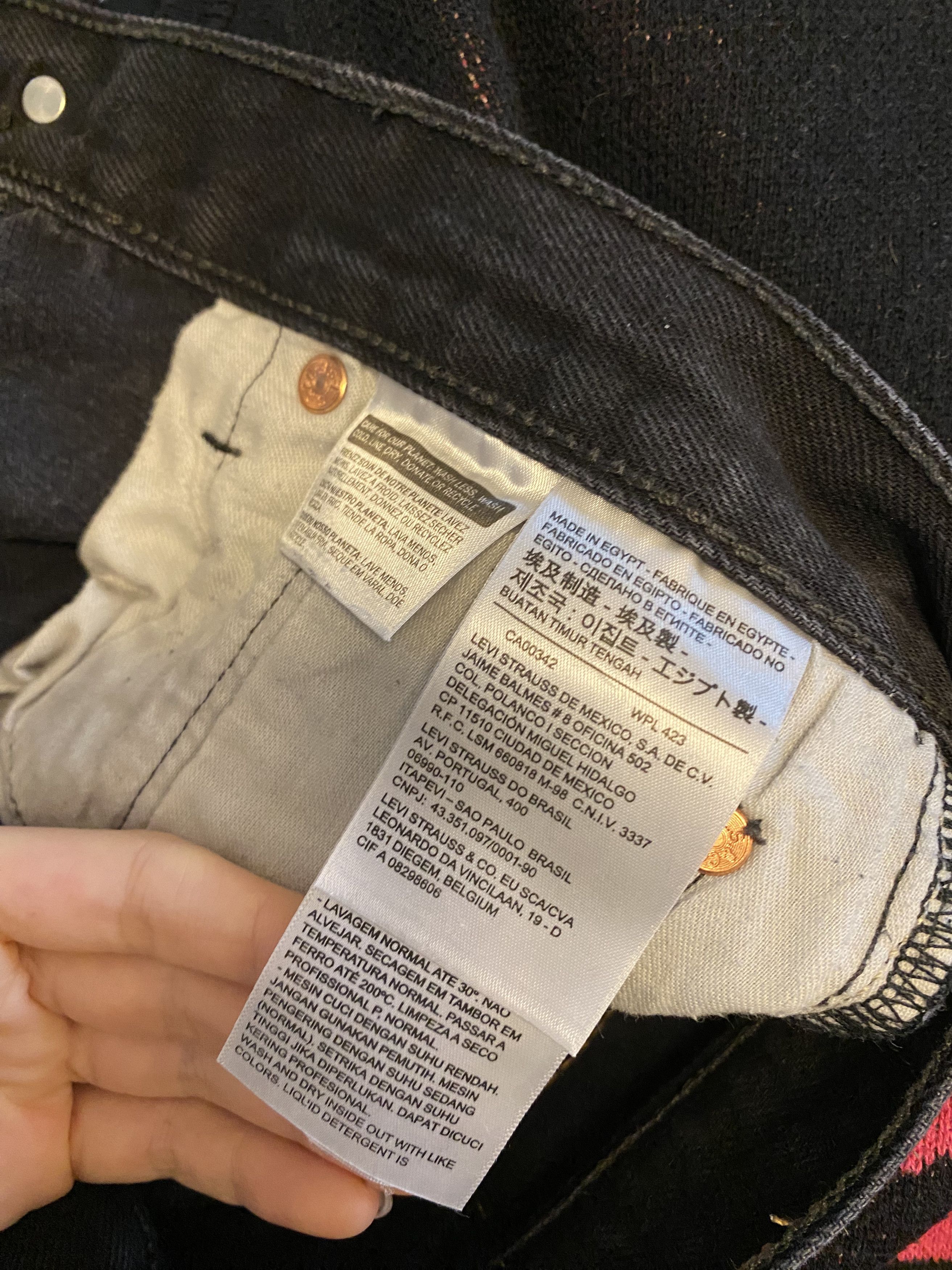 Levi's Levi's 501 Jeans Denim Black 30x30 Size US 30 / EU 46 - 5 Thumbnail