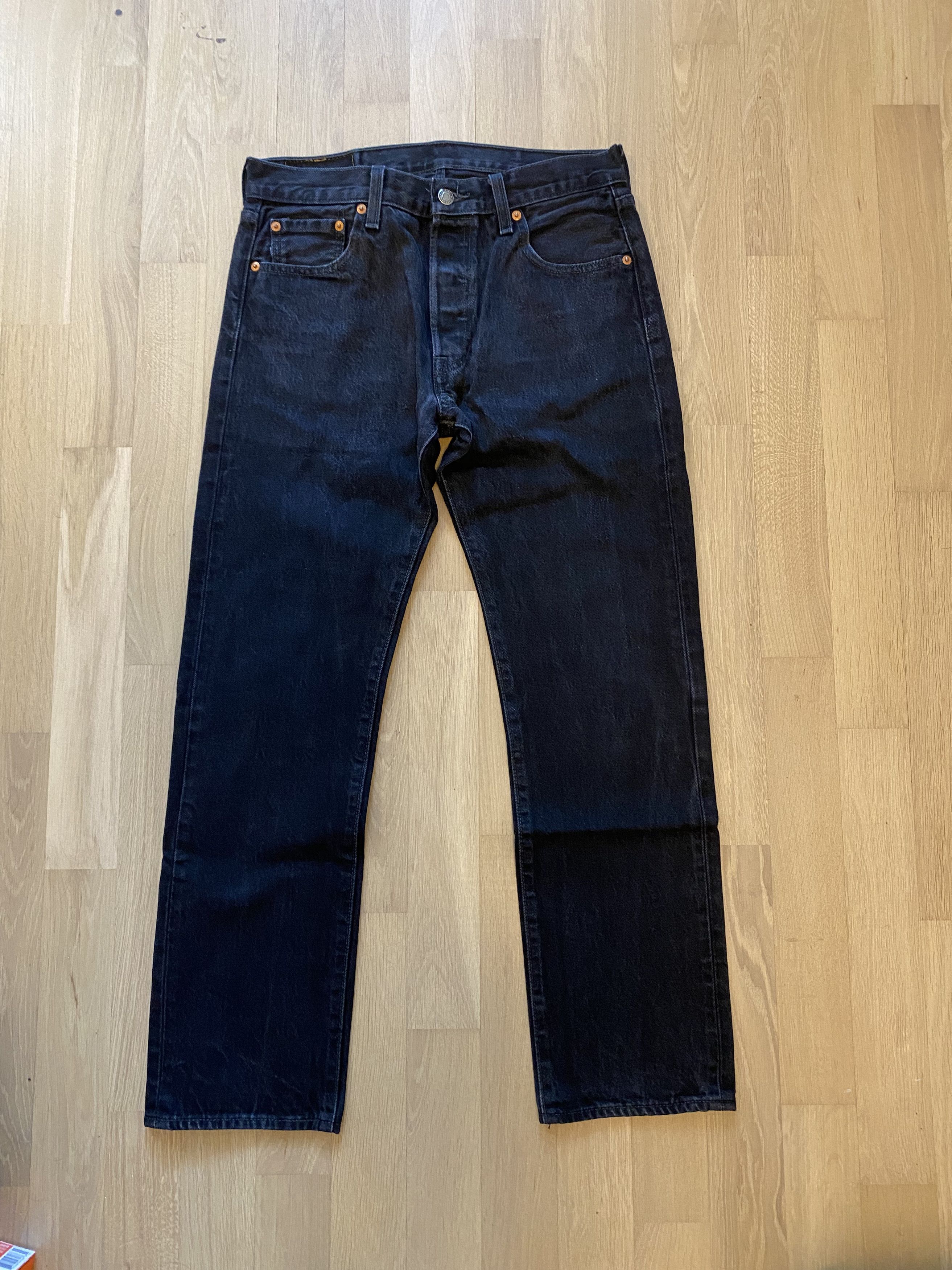 Levi's Levi's 501 Jeans Denim Black 30x30 Size US 30 / EU 46 - 1 Thumbnail