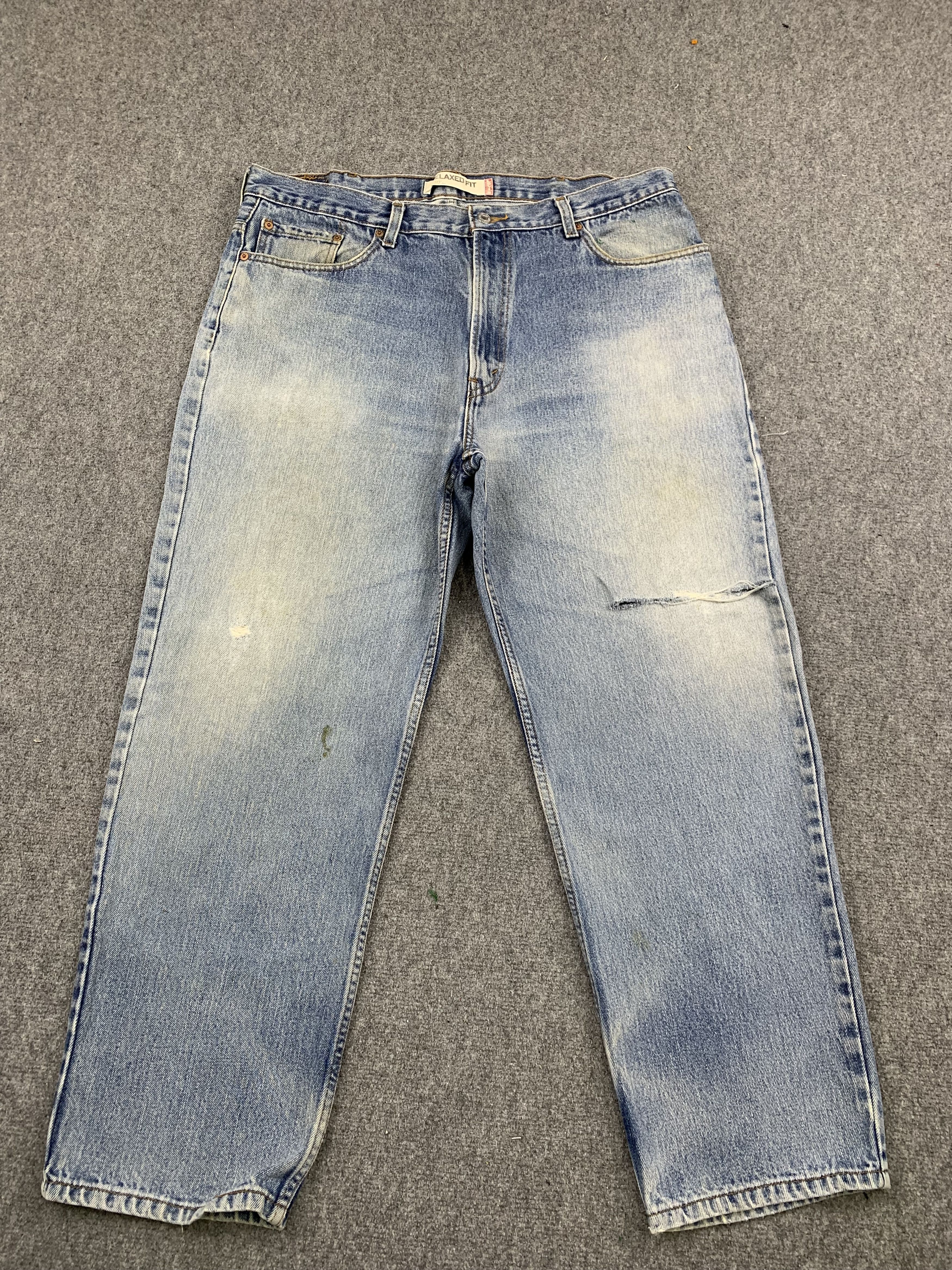 Levi's Vintage Levis 550 Light Wash Jeans DP1805 Size US 42 / EU 58 - 1 Thumbnail