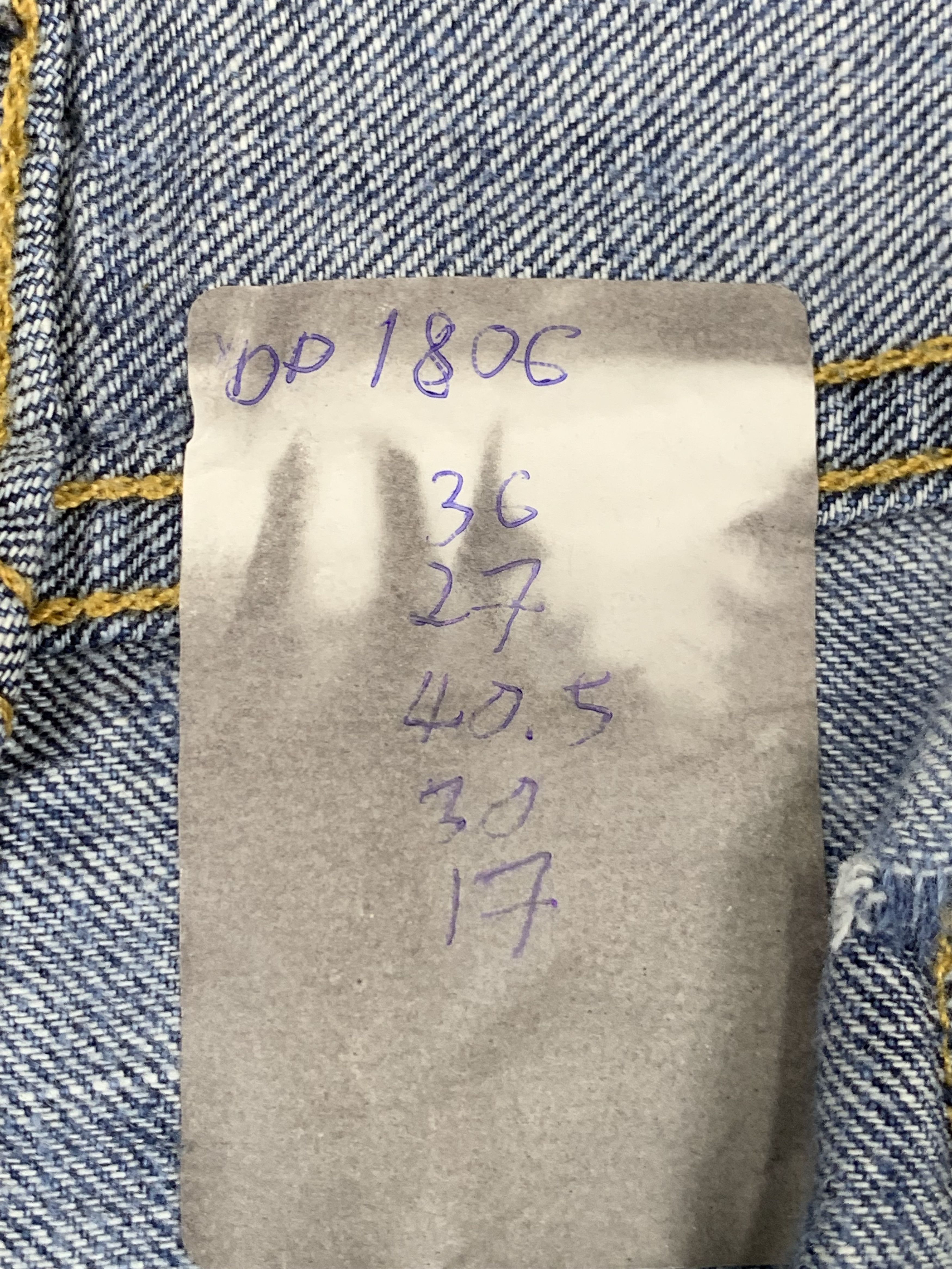 Levi's Vintage Levis 514 Light Blue Jeans DP1806 Size US 36 / EU 52 - 15 Thumbnail