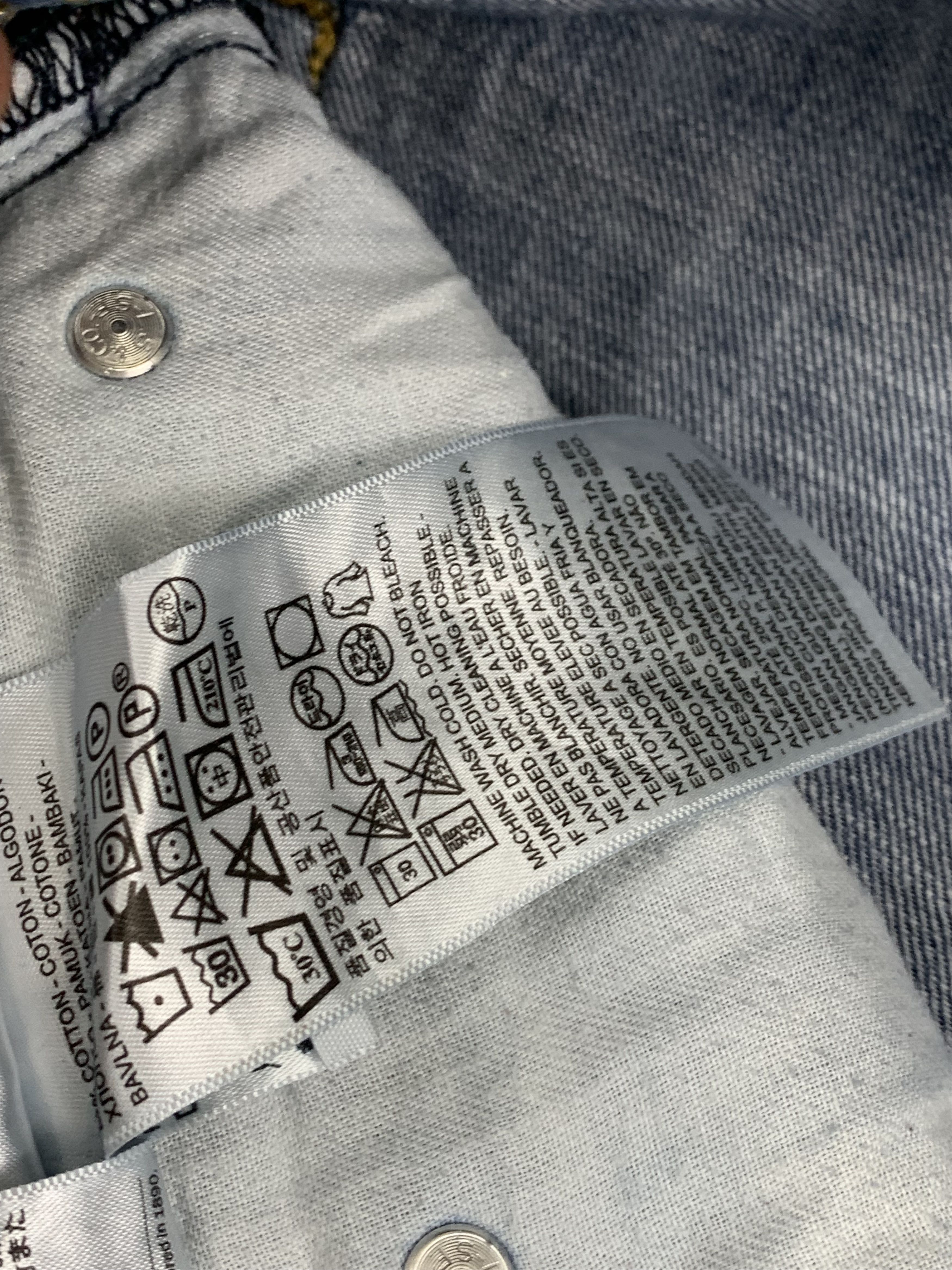 Levi's Vintage Levis 514 Light Blue Jeans DP1806 Size US 36 / EU 52 - 13 Thumbnail
