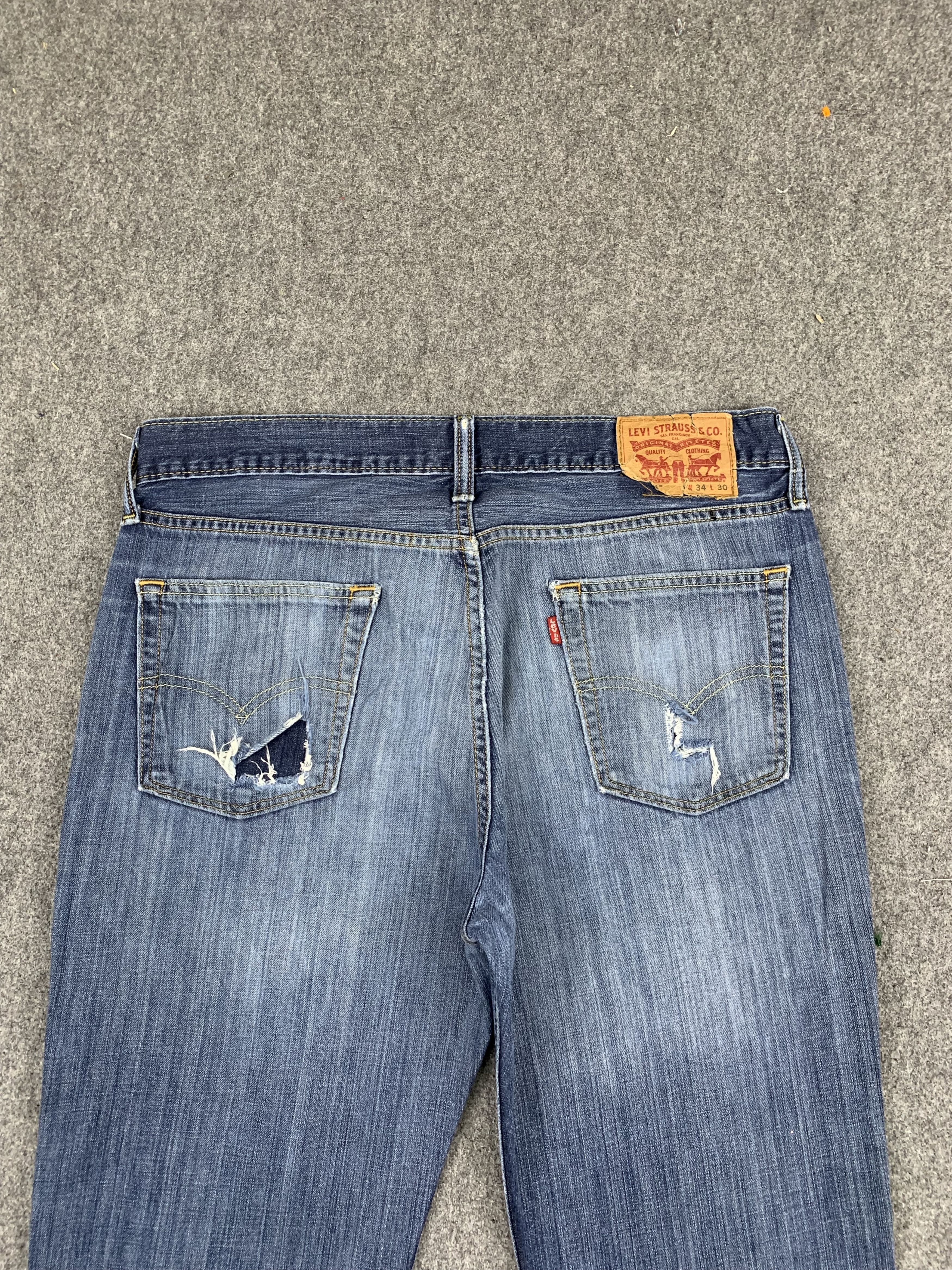 Levi's Vintage Levis 514 Light Blue Jeans DP1806 Size US 36 / EU 52 - 4 Thumbnail