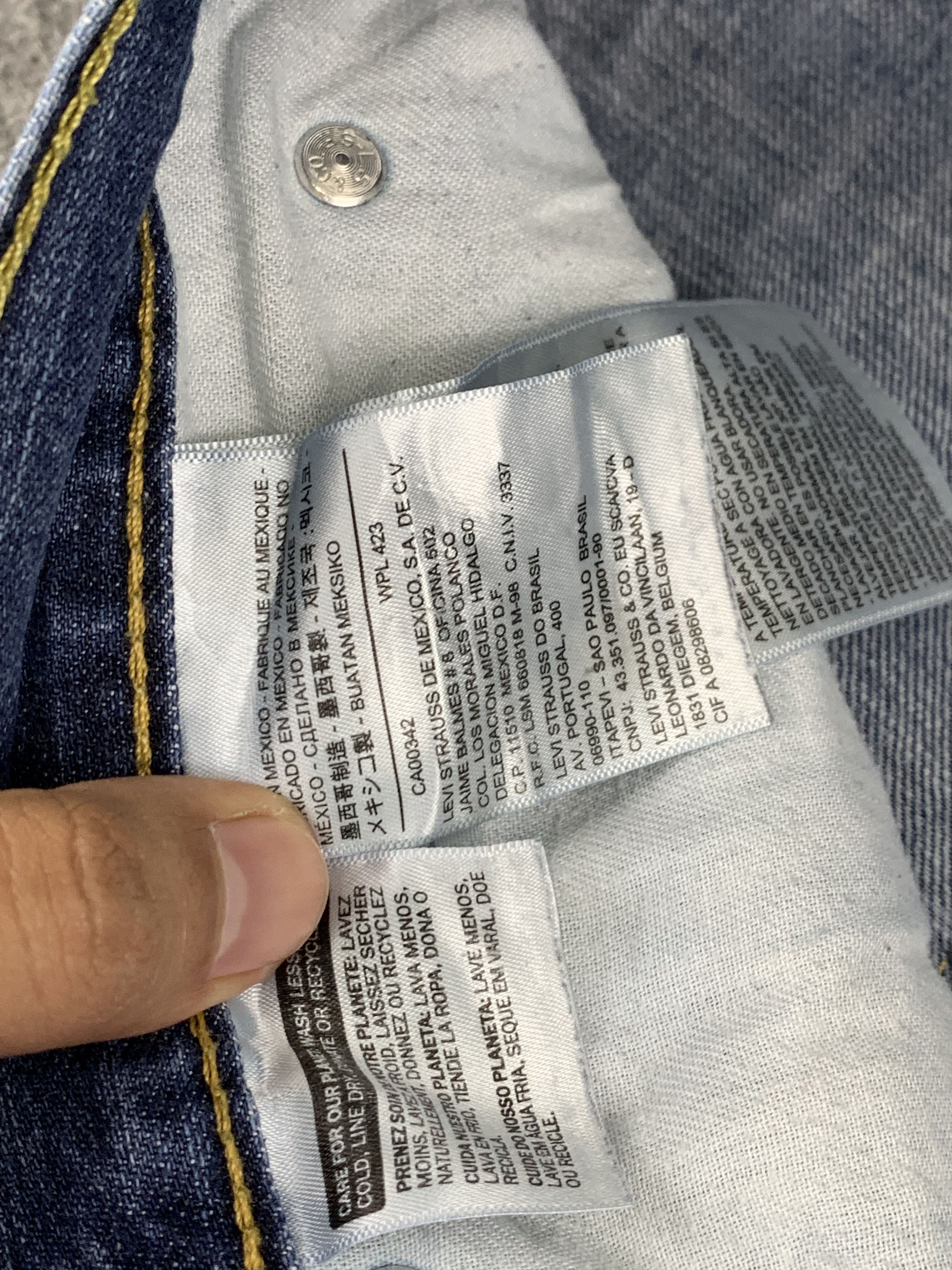 Levi's Vintage Levis 514 Light Blue Jeans DP1806 Size US 36 / EU 52 - 12 Thumbnail