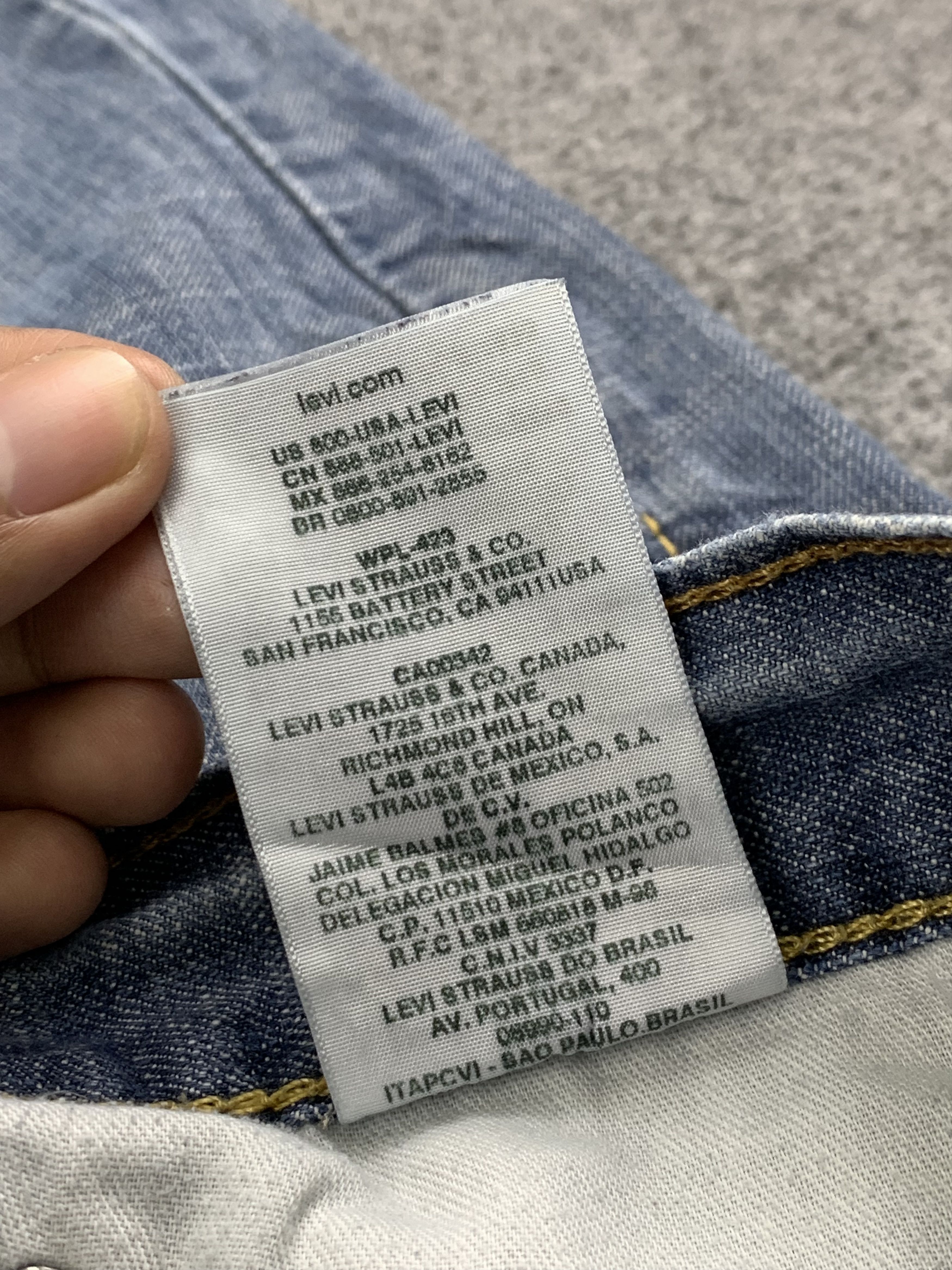 Levi's Vintage Levis 505 Light Blue Jeans DP1851 Size US 36 / EU 52 - 15 Thumbnail