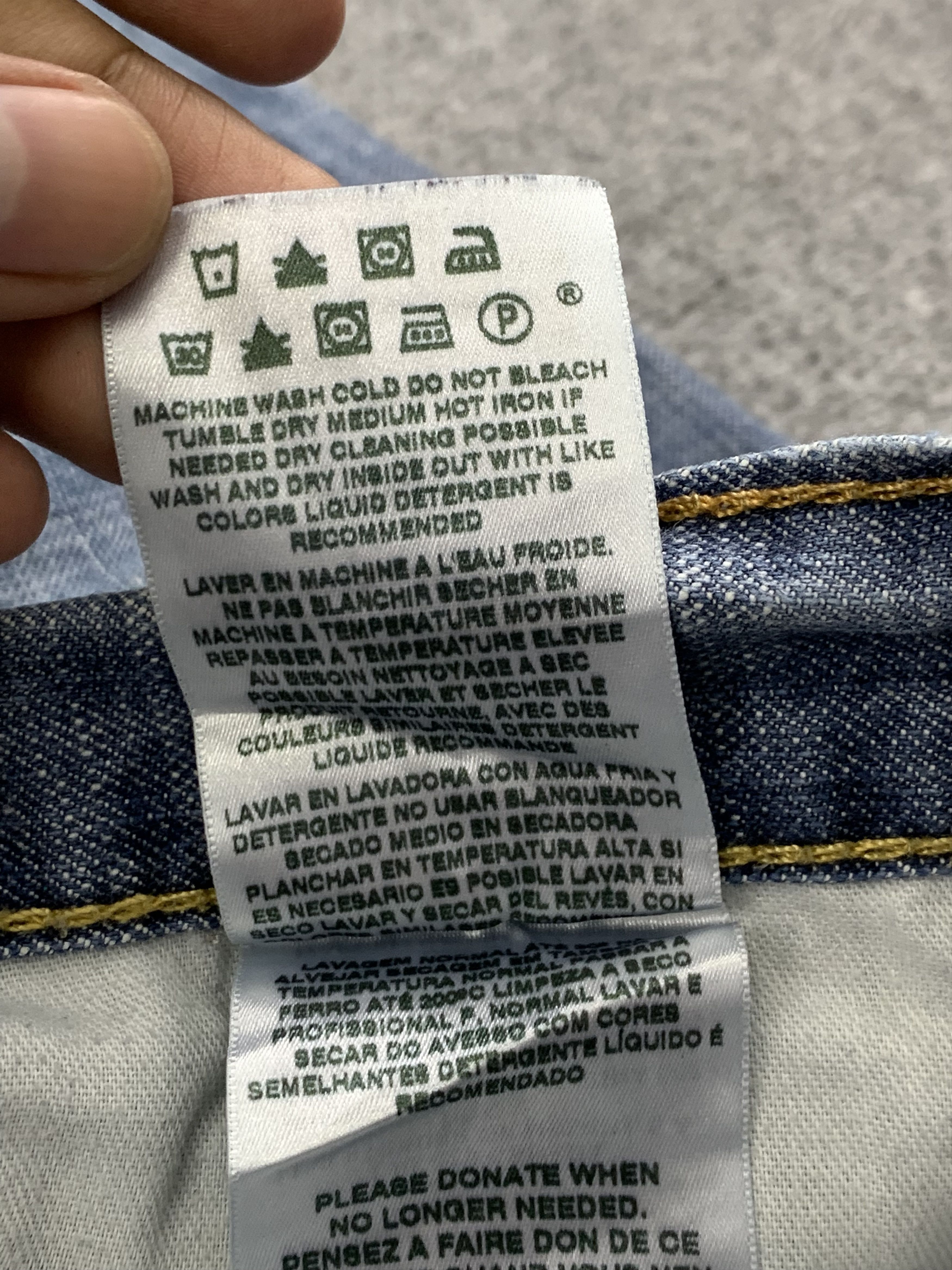 Levi's Vintage Levis 505 Light Blue Jeans DP1851 Size US 36 / EU 52 - 13 Thumbnail