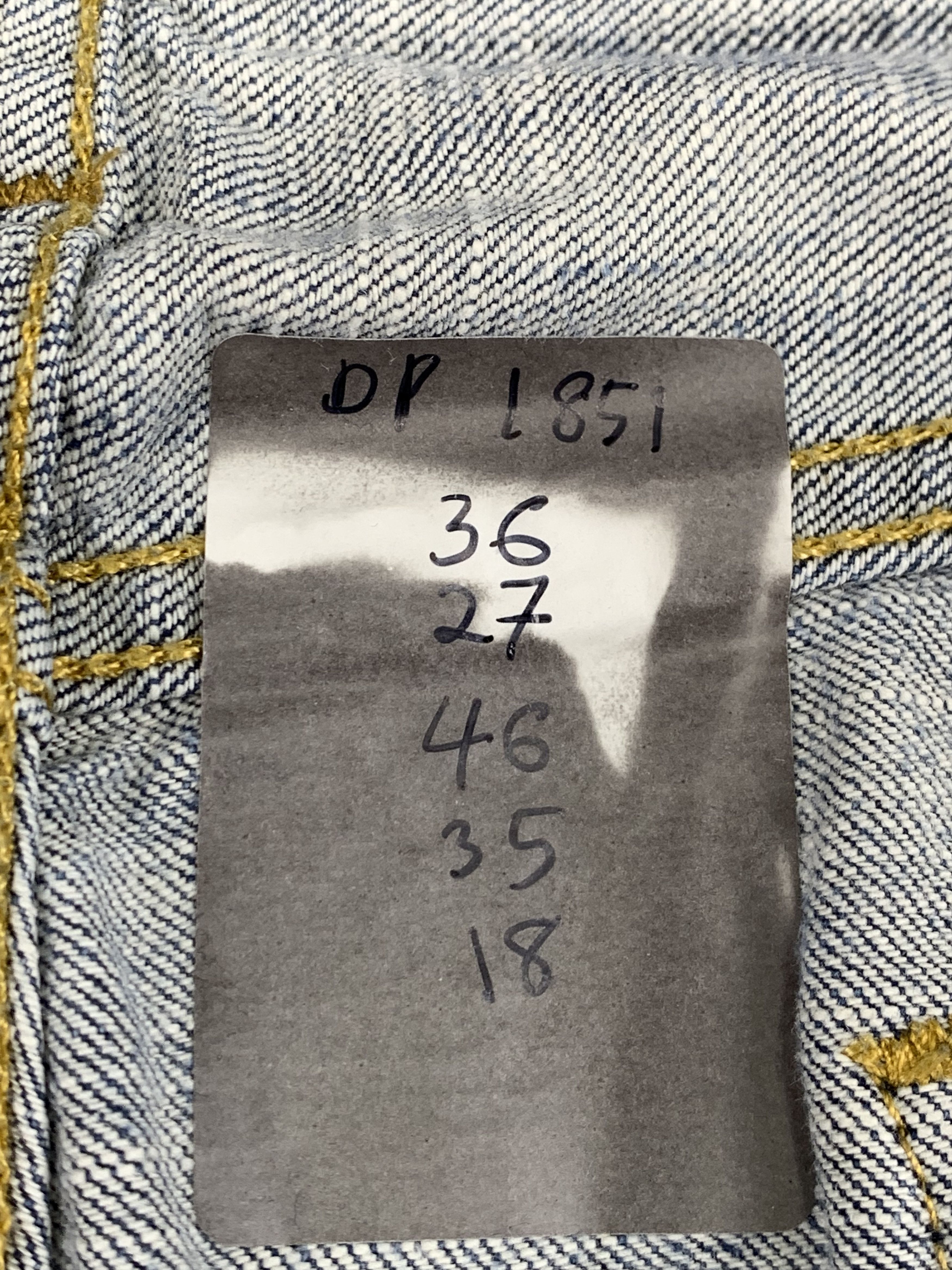 Levi's Vintage Levis 505 Light Blue Jeans DP1851 Size US 36 / EU 52 - 11 Thumbnail