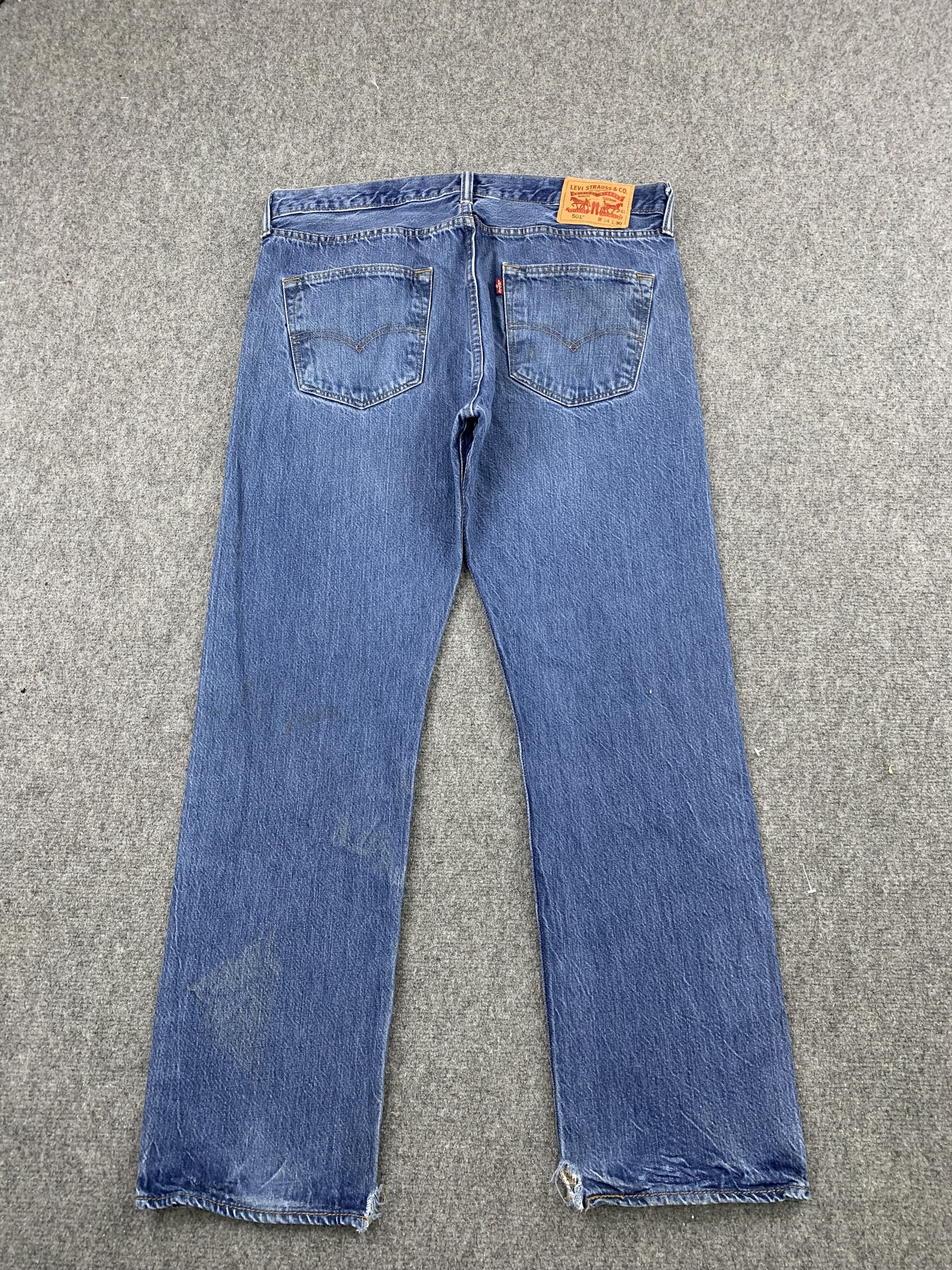 Levi's Vintage Levis 501 Light Blue Jeans DP1856 Size US 38 / EU 54 - 3 Thumbnail