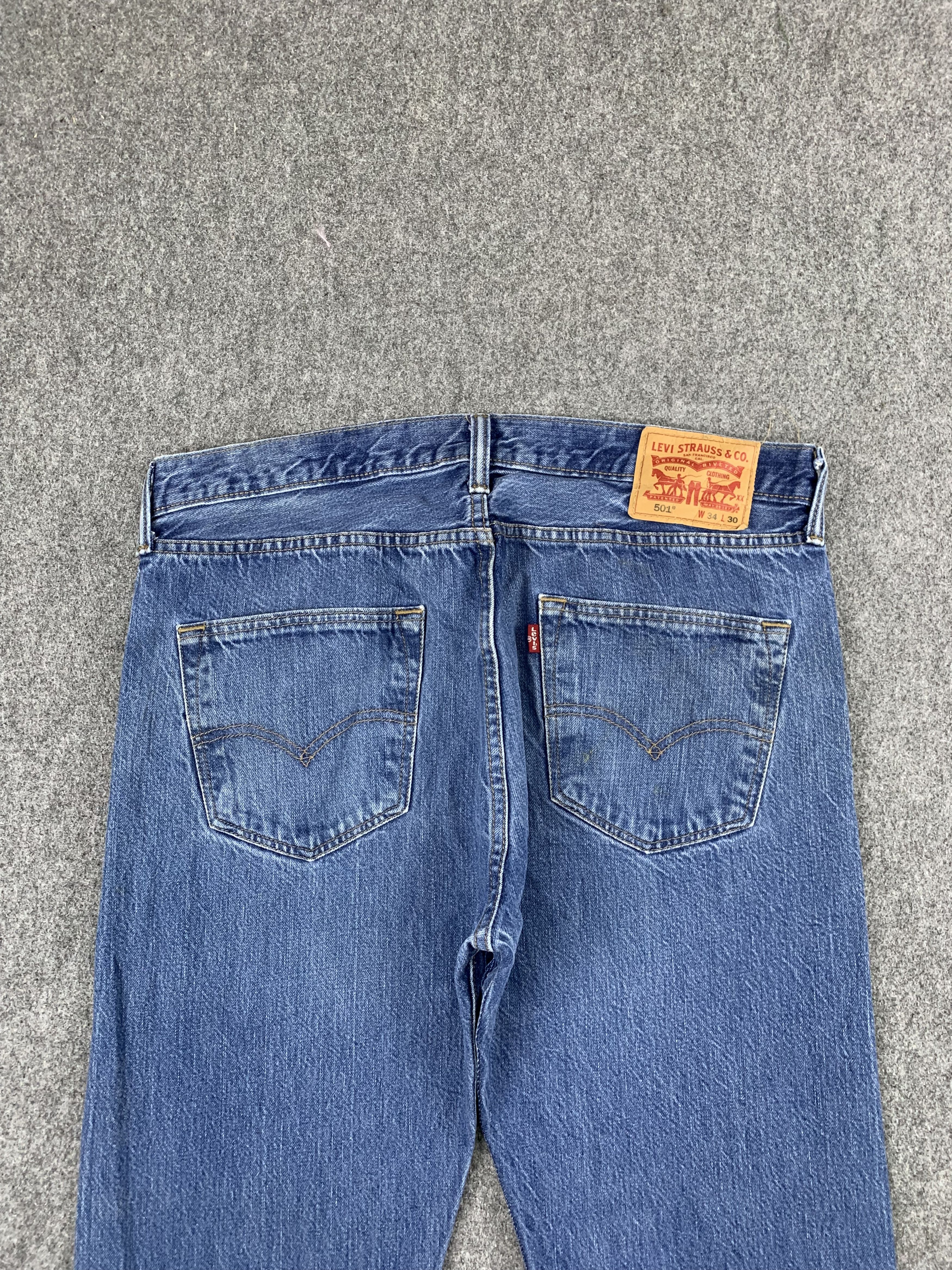 Levi's Vintage Levis 501 Light Blue Jeans DP1856 Size US 38 / EU 54 - 4 Thumbnail