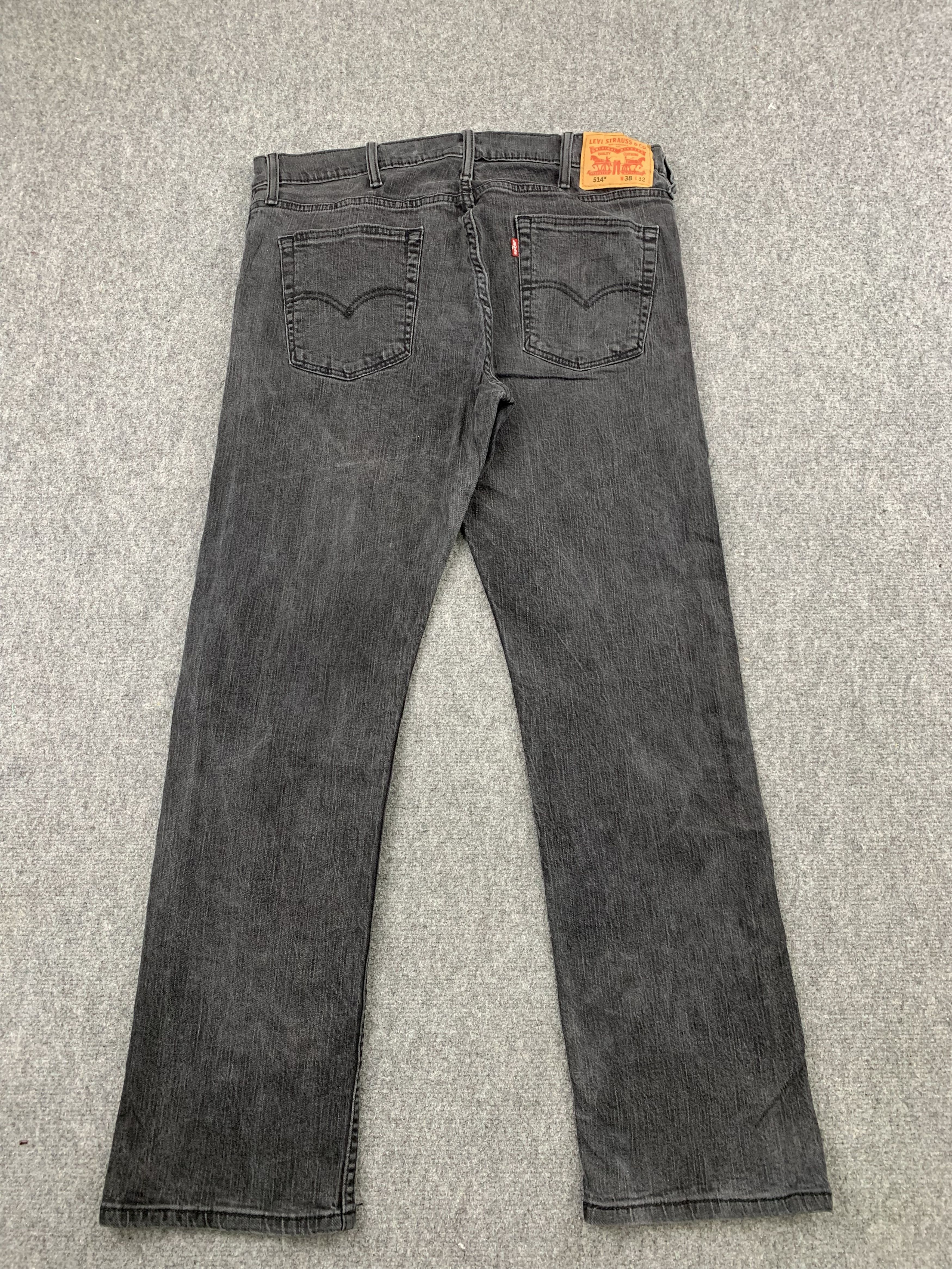 Levi's Vintage Levis 514 Faded Black Jeans DP1862 Size US 38 / EU 54 - 3 Thumbnail