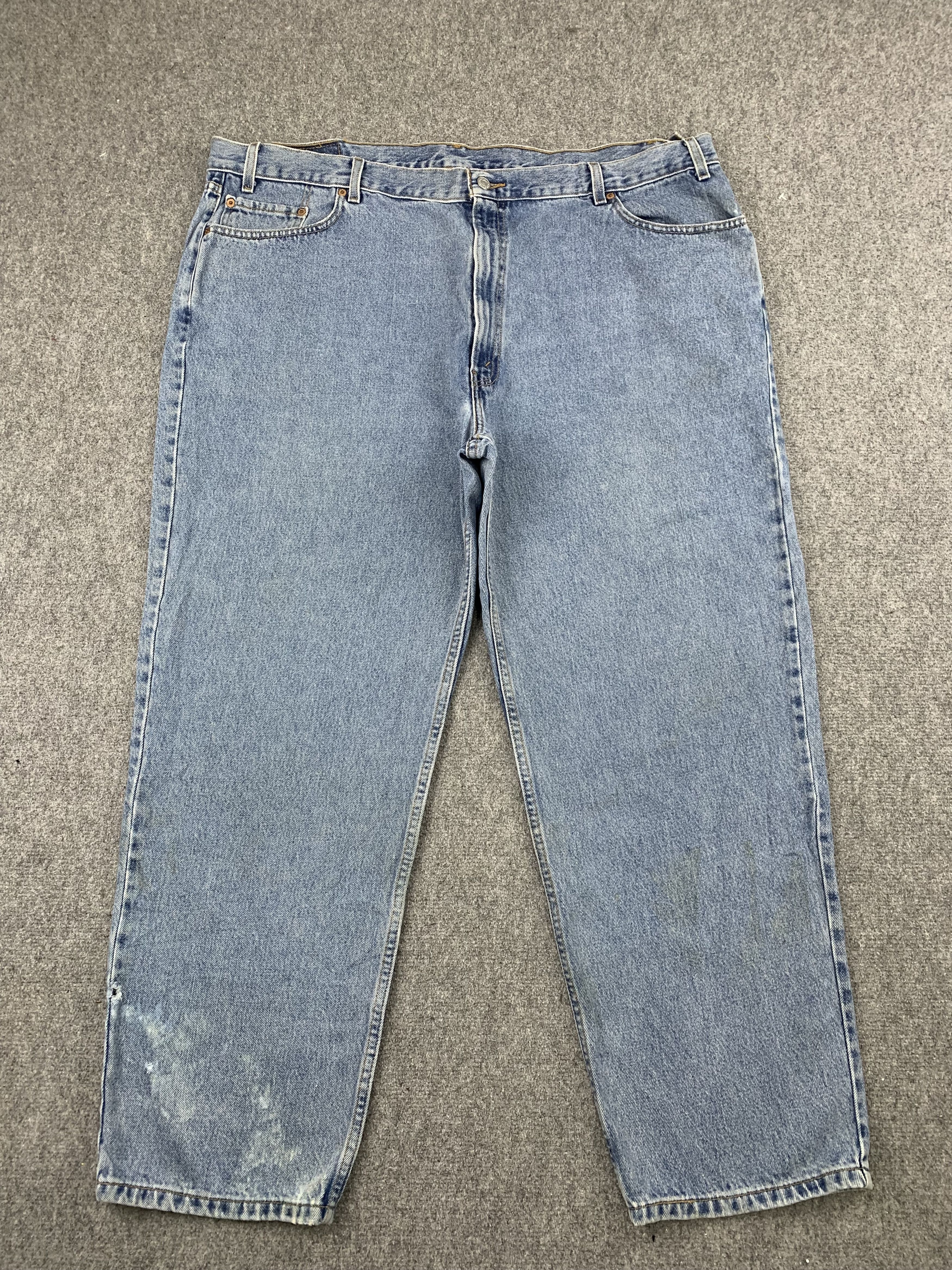 image of 90's Levis 550 Light Blue Jeans in Blue Denim, Men's (Size 44)