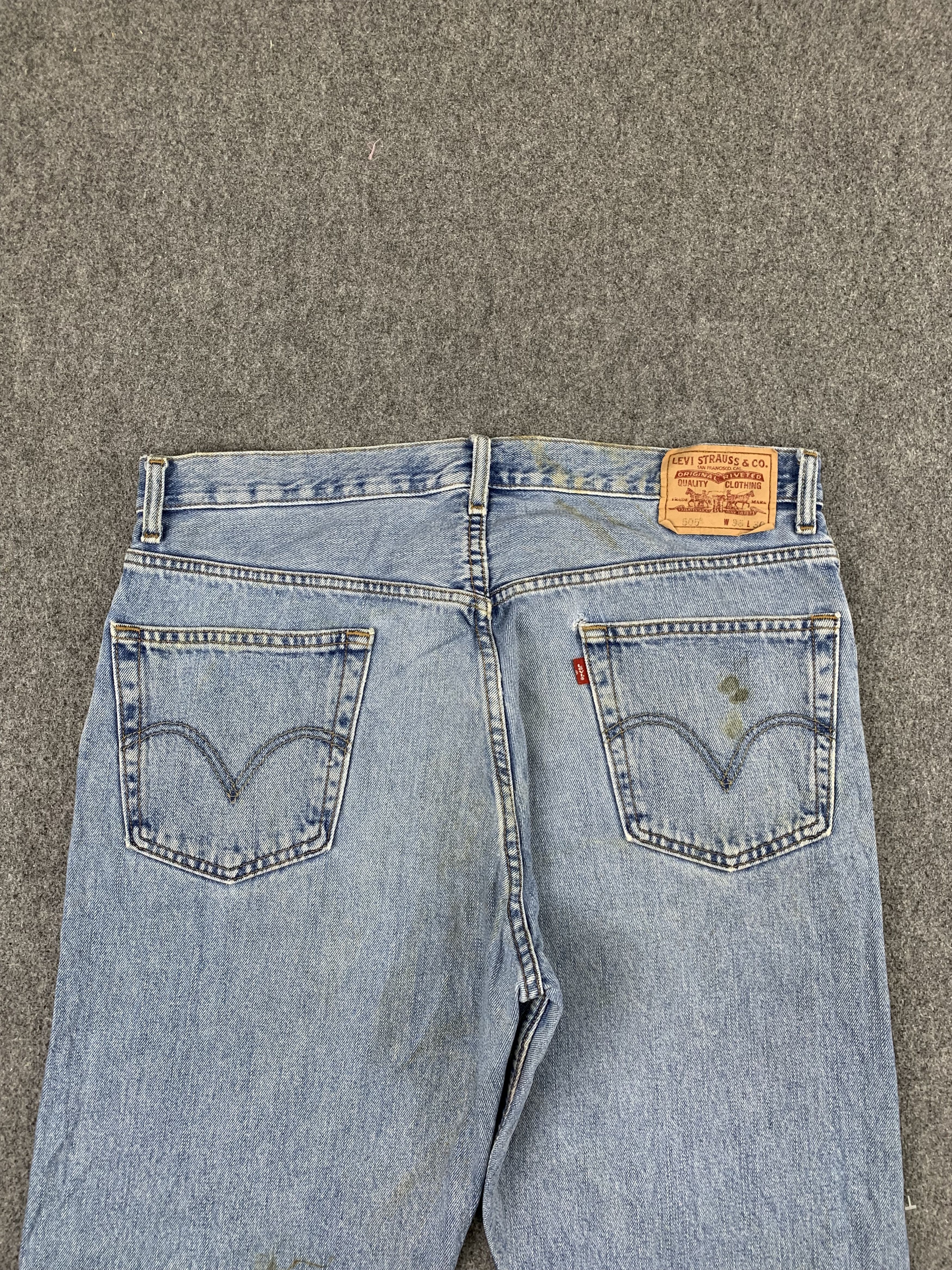 Levi's Vintage Levis 505 Light Wash Jeans DP1867 Size US 38 / EU 54 - 3 Thumbnail