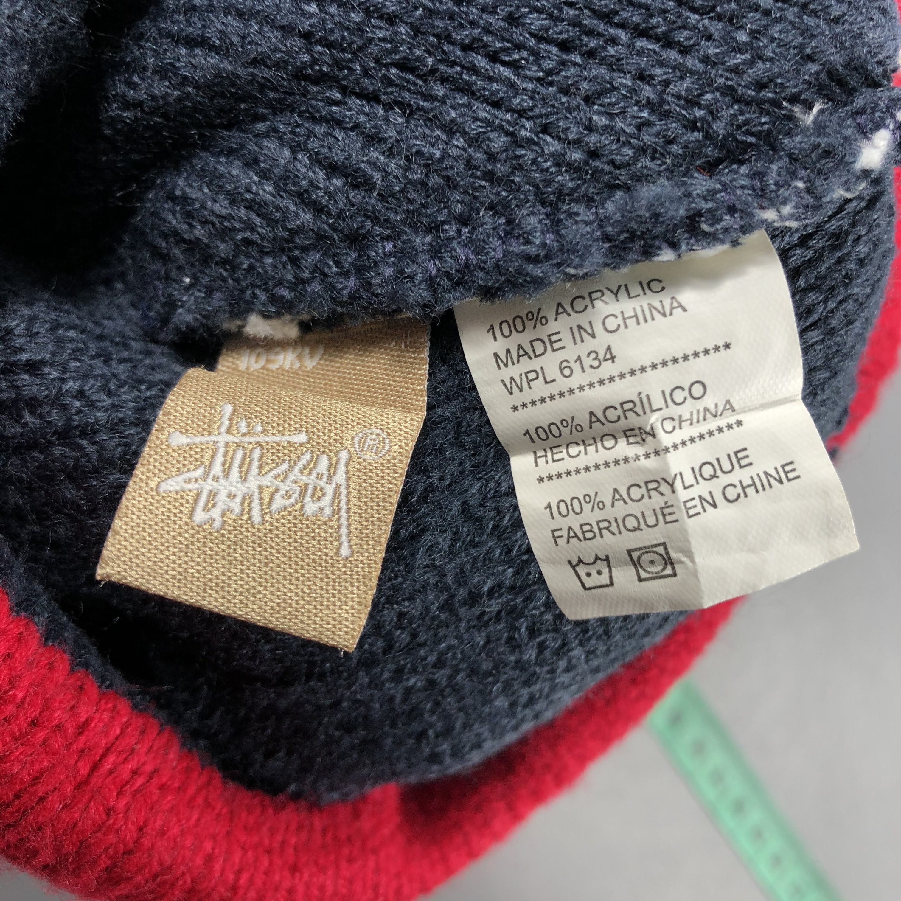 Stussy × Vintage Stussy America Beanie Snow Hat Snow Cap -B1944 Size ONE SIZE - 6 Thumbnail