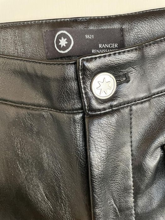 Designer Ranger Cartel Black Leather Flared Pants | Grailed