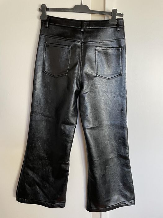 Designer Ranger Cartel Black Leather Flared Pants | Grailed