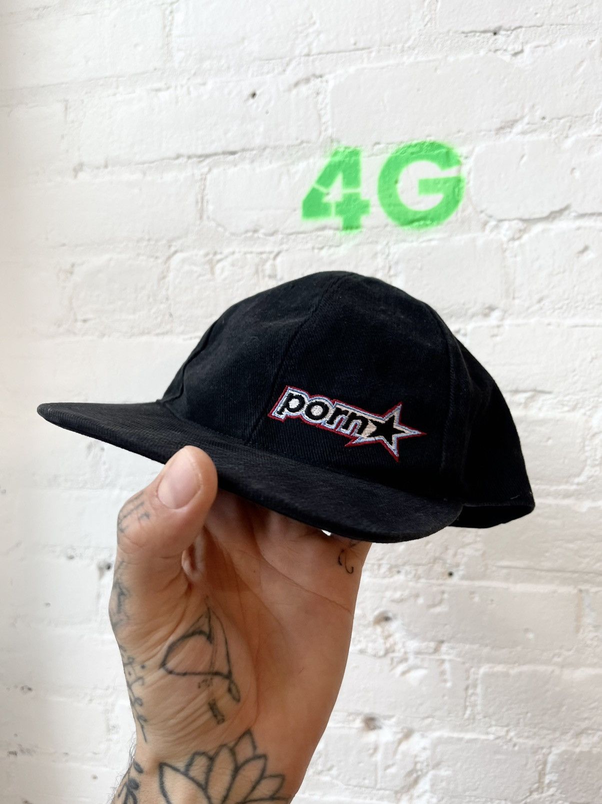 90s PORNSTAR BRAND PORN HAT SNAPBACK LARGE LOGO – 4GSELLER-NY