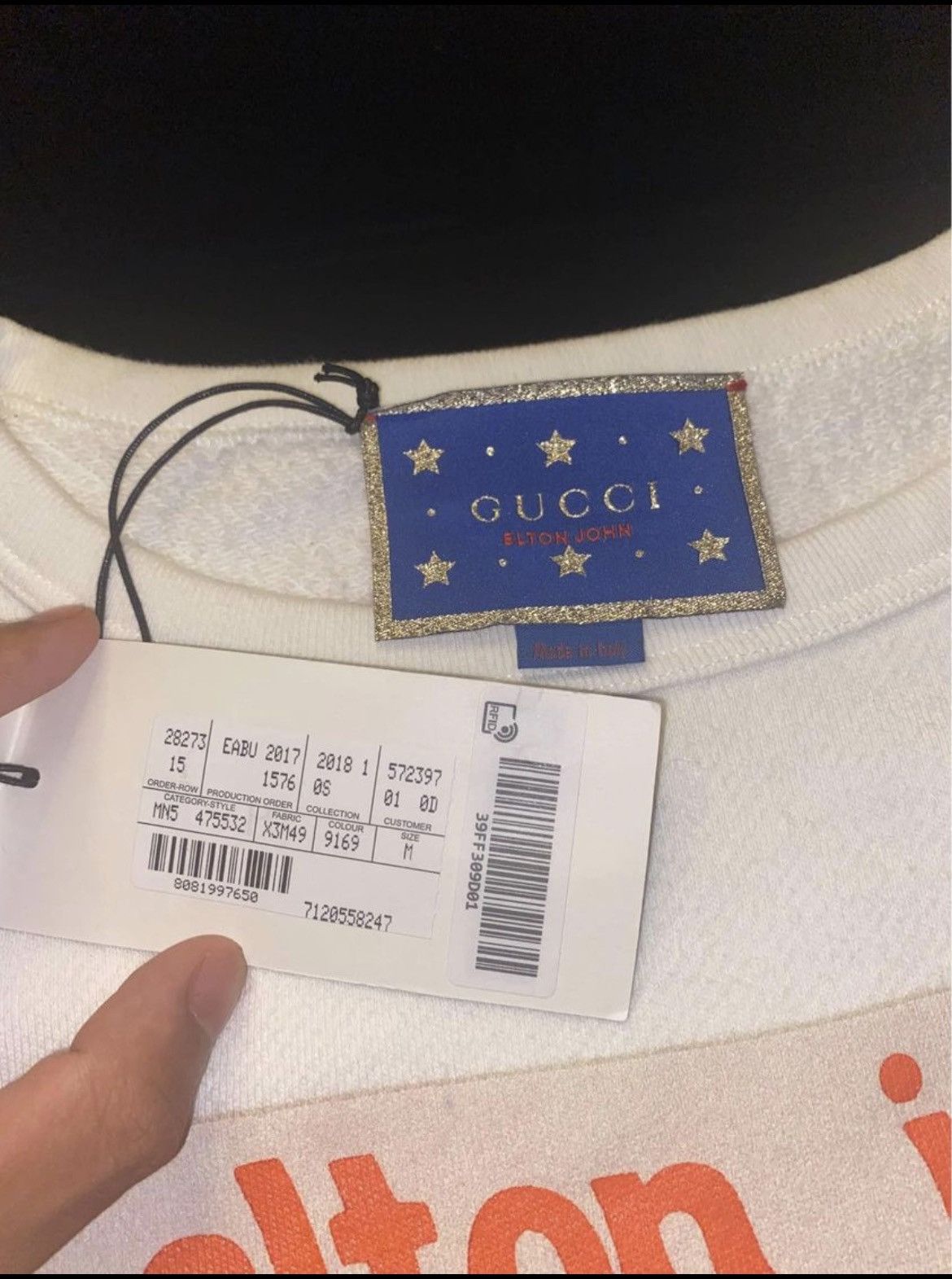 Gucci GUCCI Elton John “levon - goodbye” sweatshirt Size US M / EU 48-50 / 2 - 3 Thumbnail