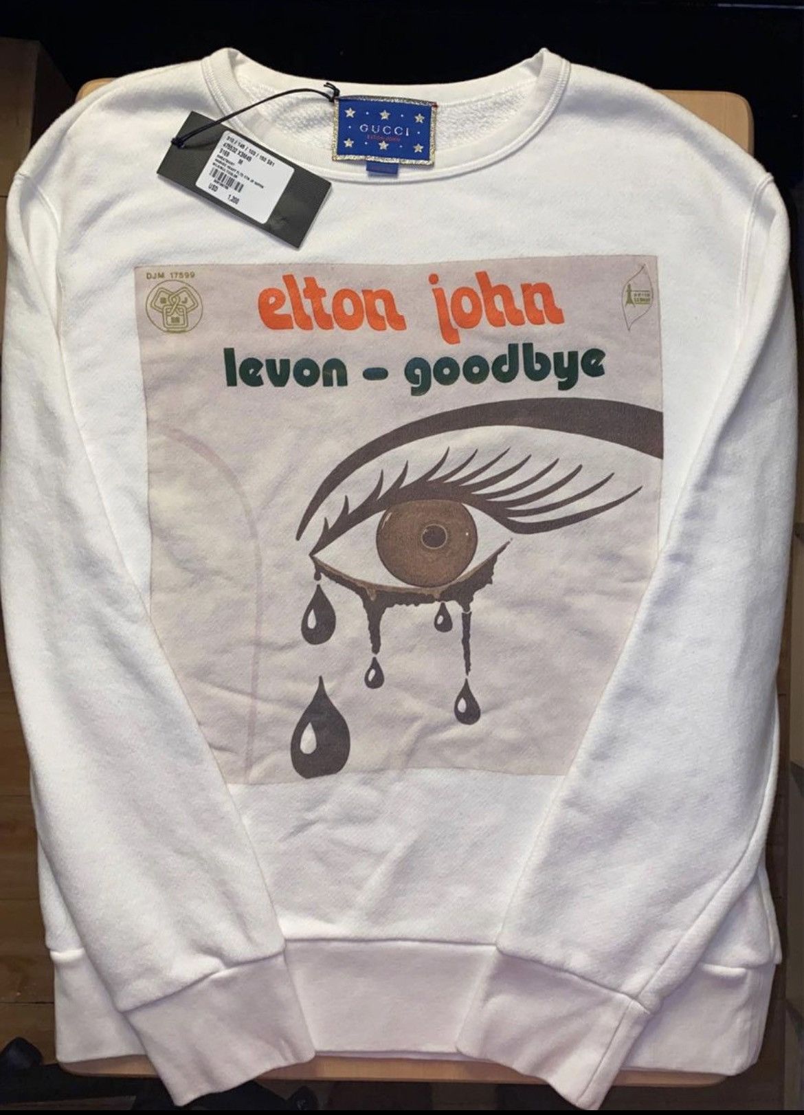 Gucci GUCCI Elton John “levon - goodbye” sweatshirt Size US M / EU 48-50 / 2 - 1 Thumbnail