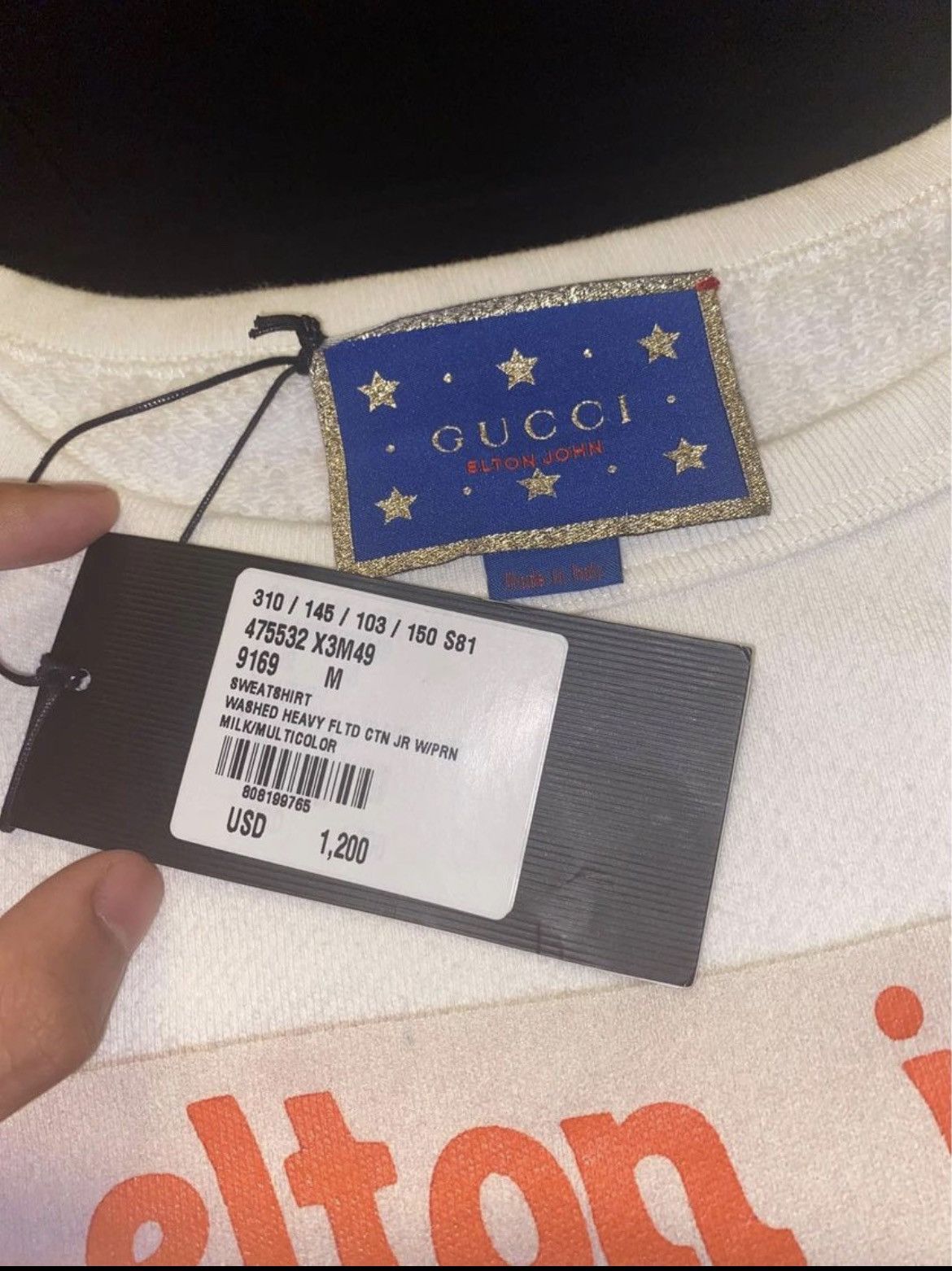Gucci GUCCI Elton John “levon - goodbye” sweatshirt Size US M / EU 48-50 / 2 - 4 Thumbnail