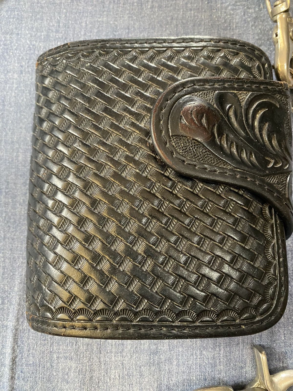 Leather LEATHER WALLET WITH CHAIN Size ONE SIZE - 2 Thumbnail