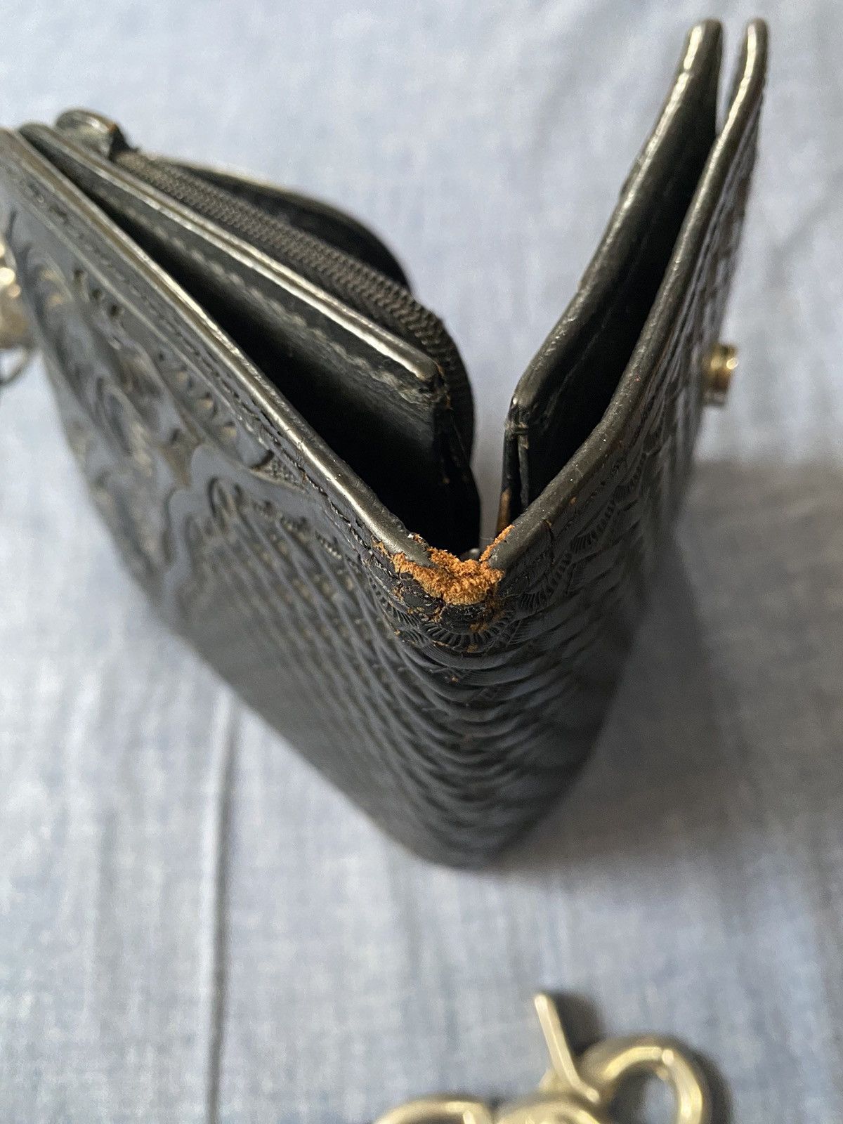 Leather LEATHER WALLET WITH CHAIN Size ONE SIZE - 5 Thumbnail