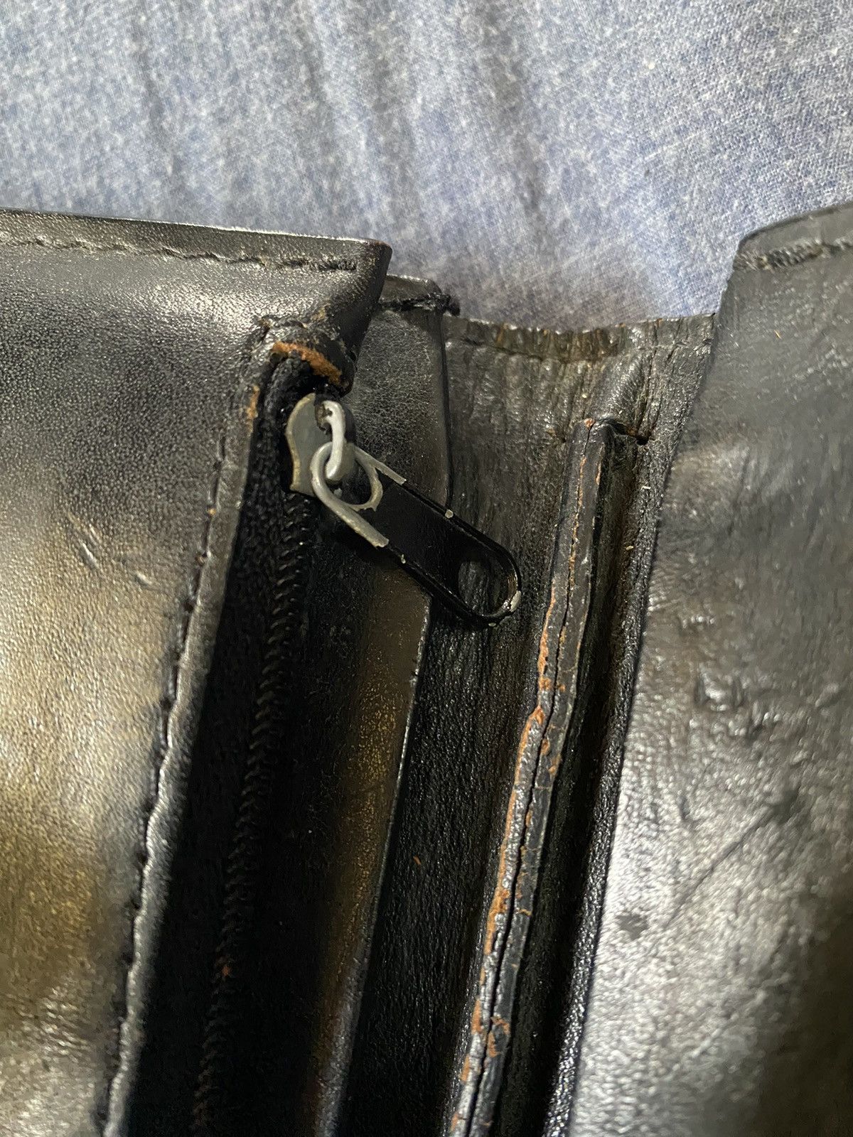 Leather LEATHER WALLET WITH CHAIN Size ONE SIZE - 6 Thumbnail
