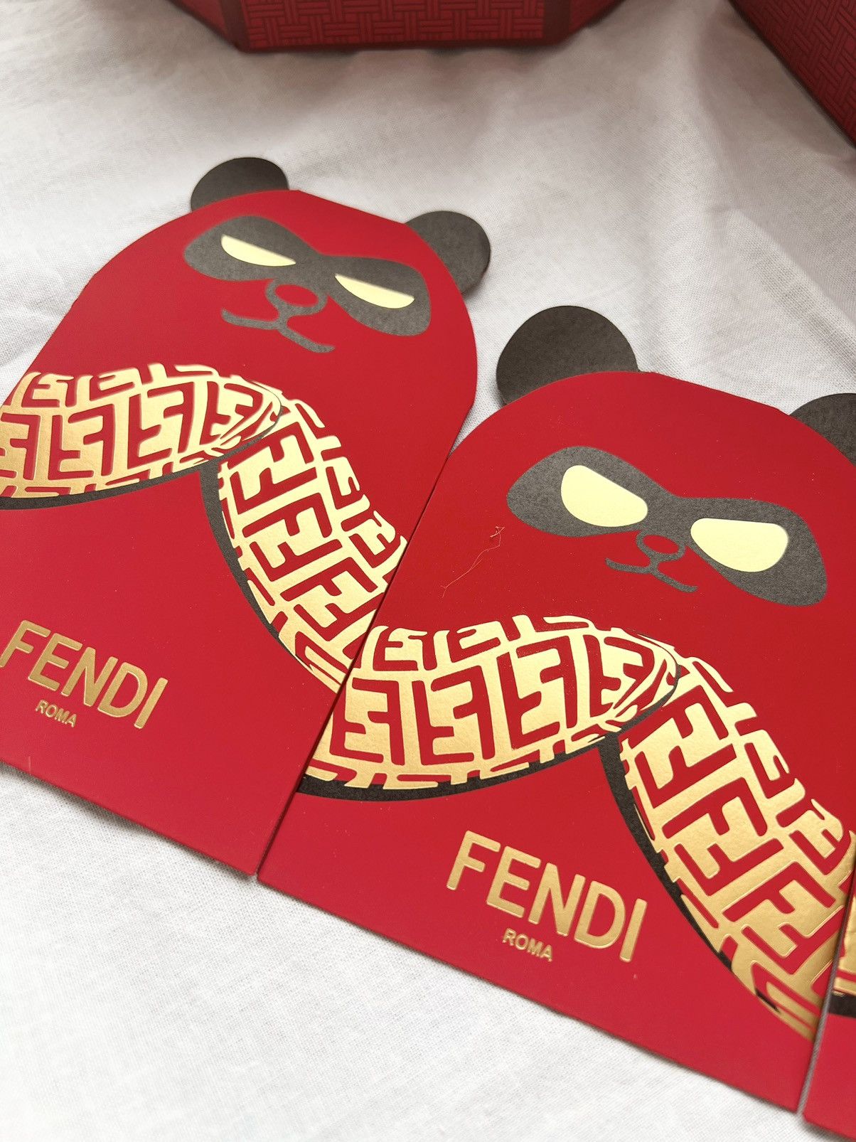 Fendi Fendi Panda VIP Red Packets boxset lavender Sachet Size ONE SIZE - 6 Thumbnail